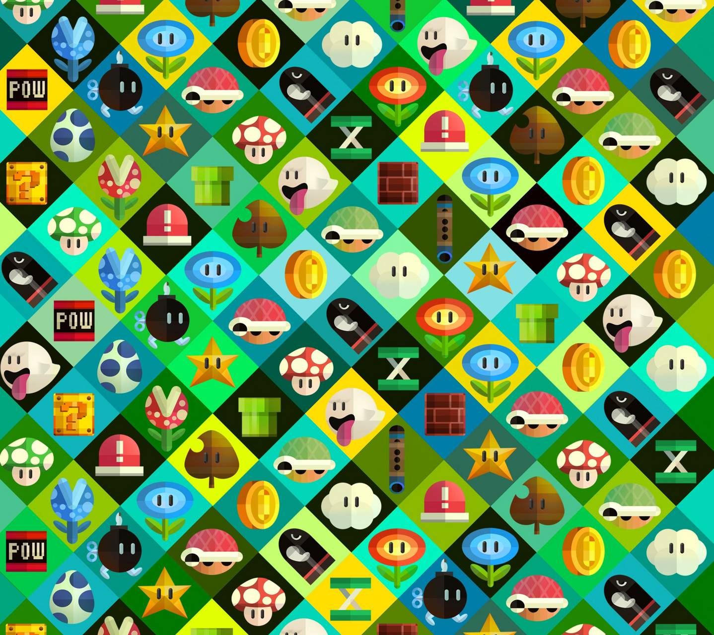 Mario Collage wallpaper