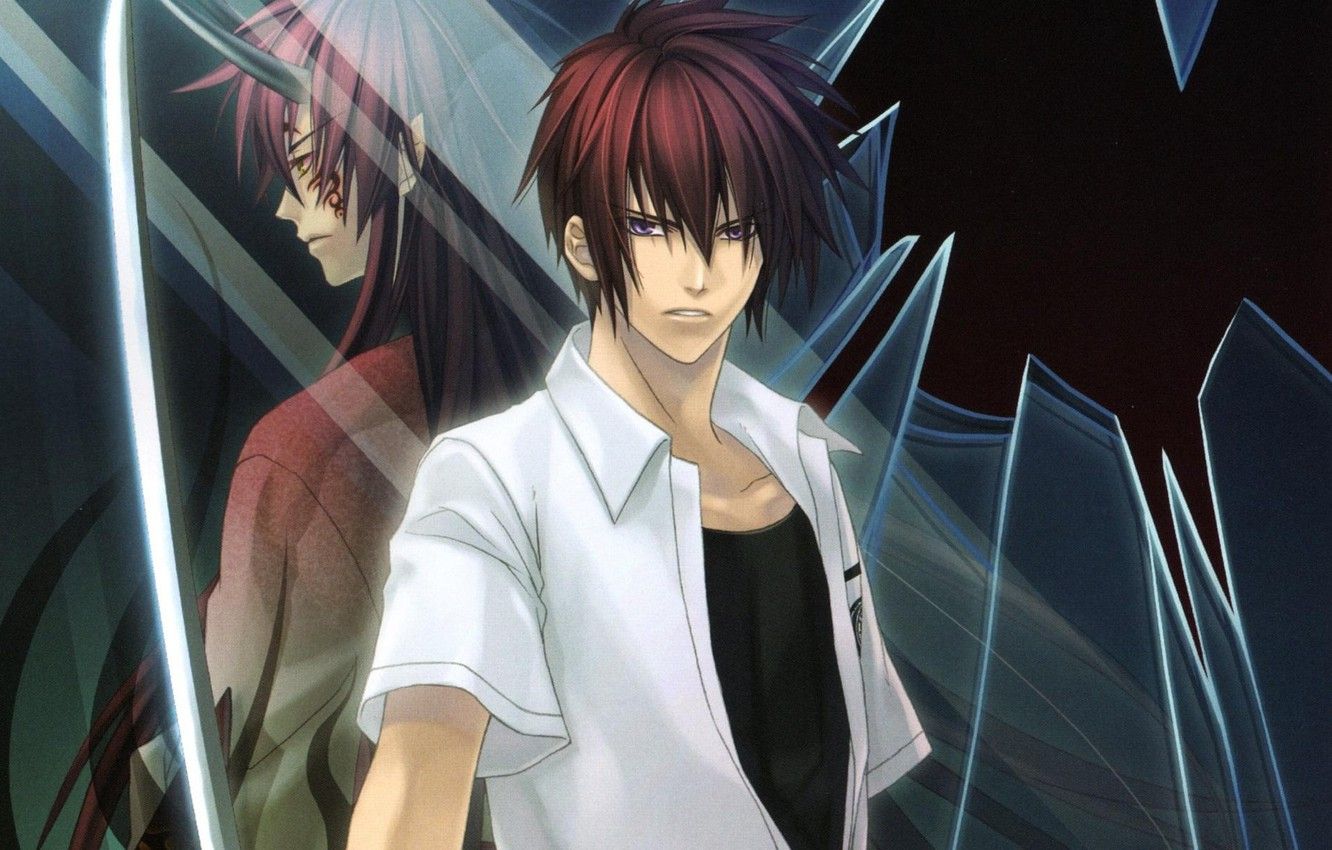 Wallpaper fragments, anime, guy, Hiiro no Kakera, crimson shards image for desktop, section прочее