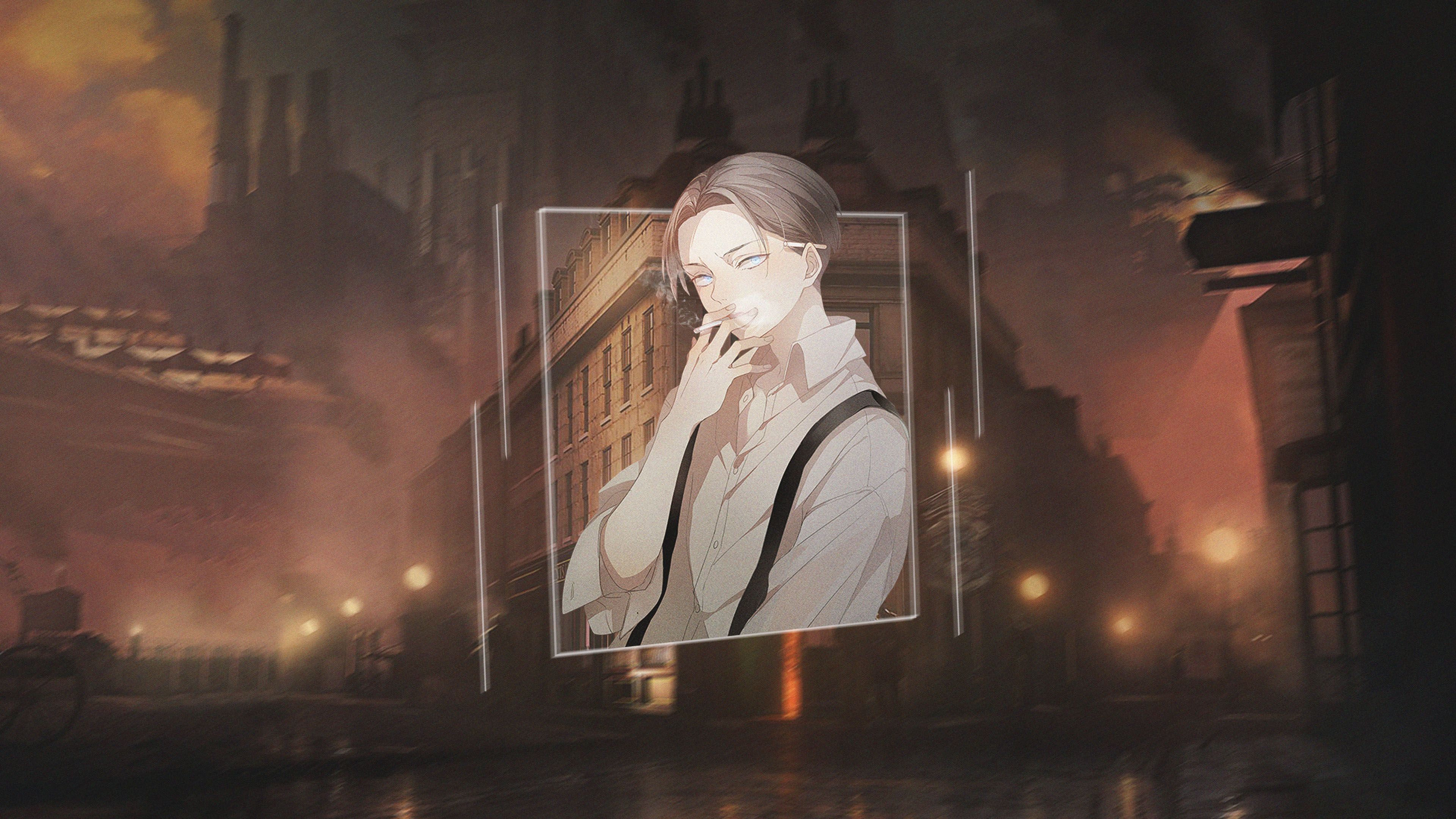 Attack on Titan Levi Ackerman Smoking 4K HD Levi Ackerman Wallpaper