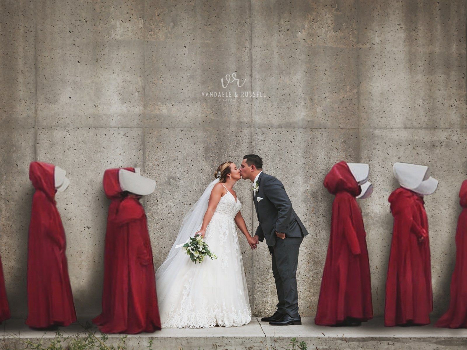 Viral 'Handmaid's Tale' Wedding Photo Ignites The Internet