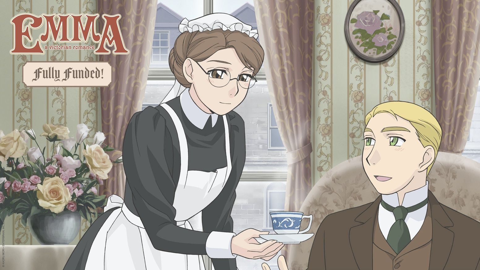 Let's Dub ALL OF Emma A Victorian Romance Anime TV Series by Nozomi Entertainment Emma Digital Wallpaper Now Available!