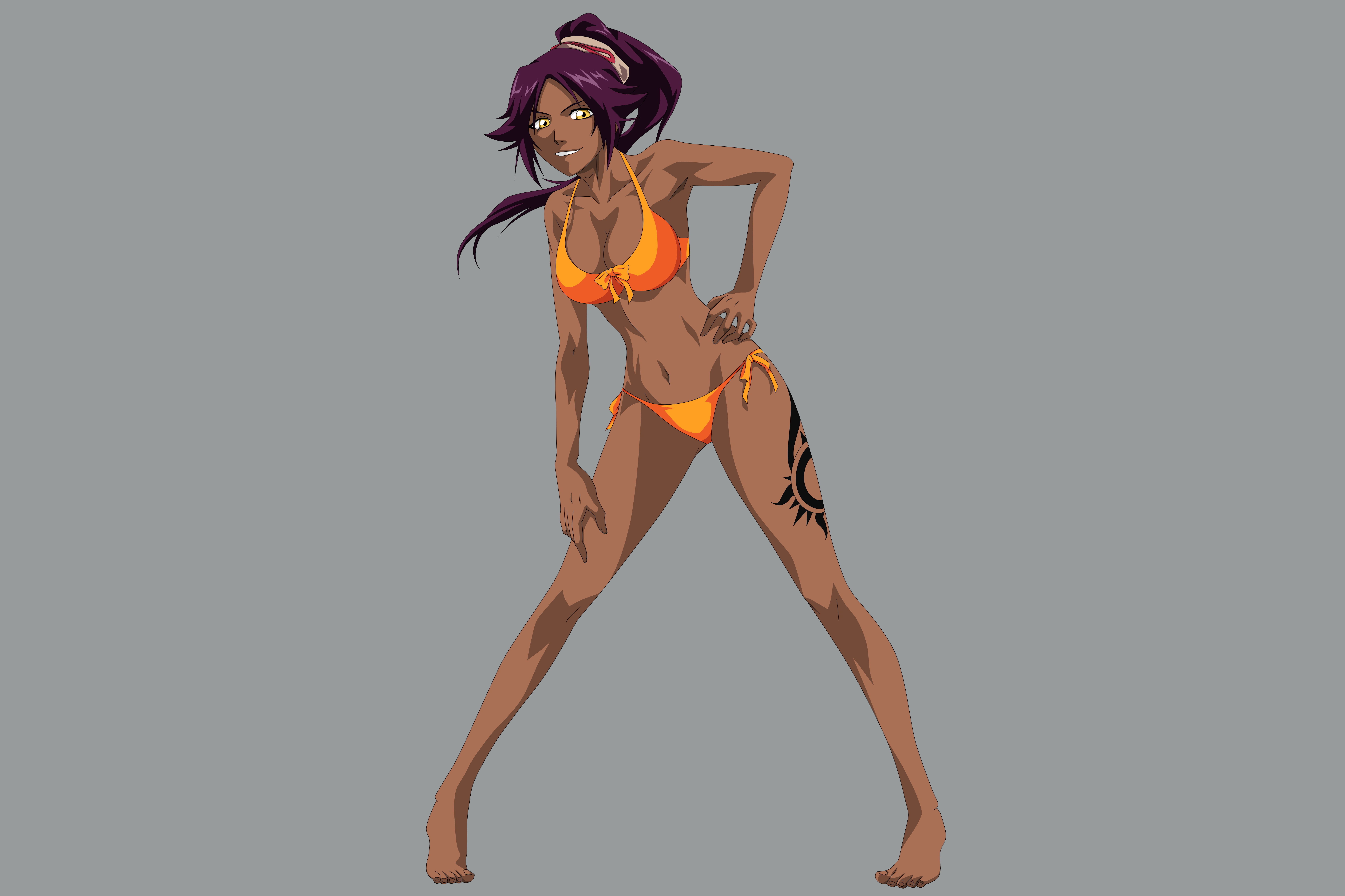 yoruichi shihouin, characters desktop wallpaper 46517