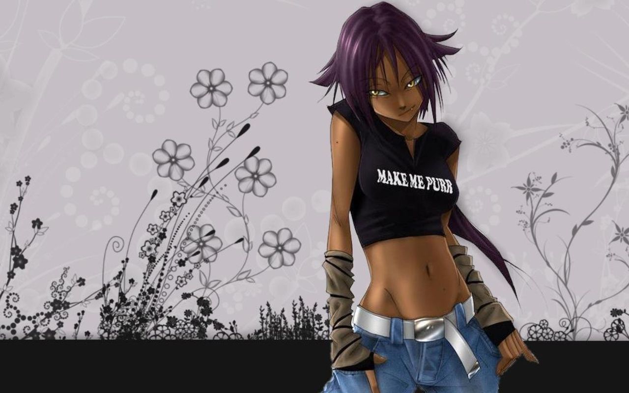 Download Wallpaper, Download 1280x800 bleach shihouin yoruichi 1280x800 wallpaper People HD Wallpaper, Hi Res People Wallpaper, High Definition Wallpaper