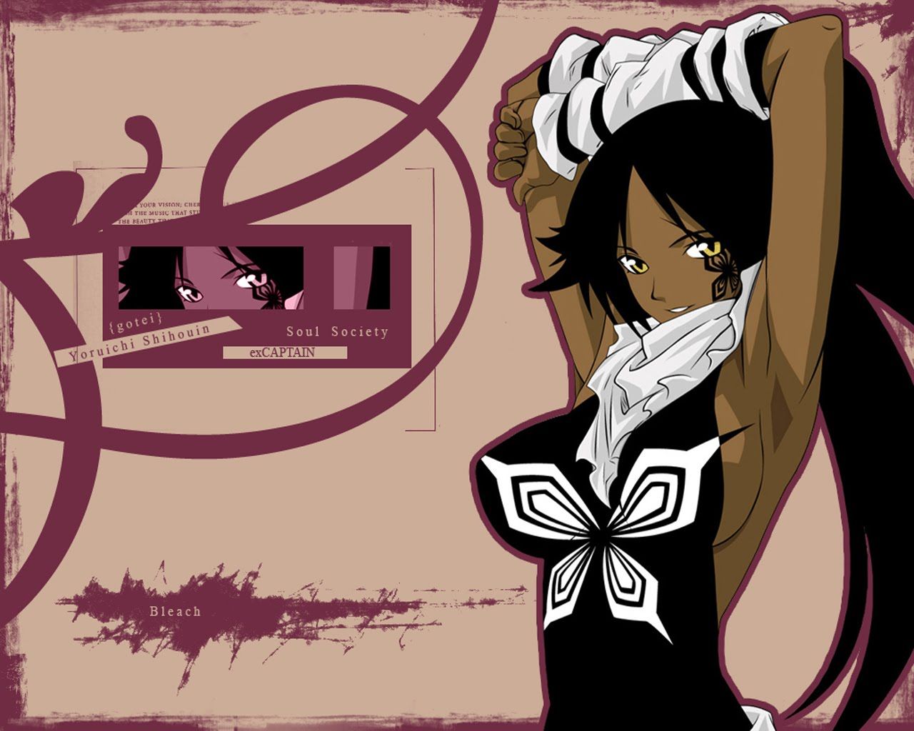 Anime Wallpaper Zone: Yoruichi Shihouin Bleach Wallpaper