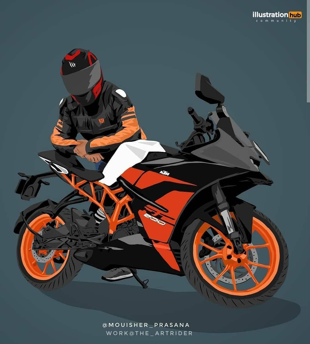 KTM Cartoon Wallpapers Wallpaper Cave