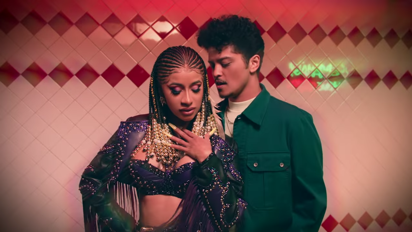 Cardi B And Bruno Mars Reunite For Late Night Tacos In Please Me Video