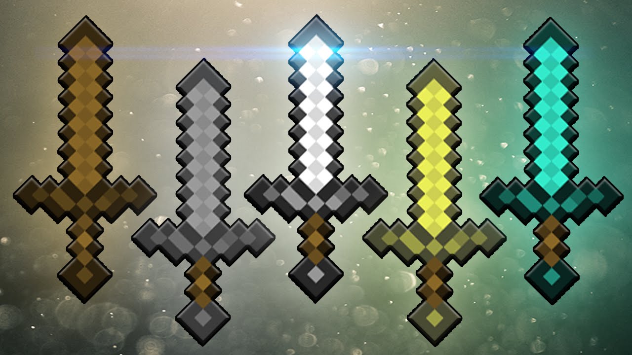 minecraft wallpaper emerald sword