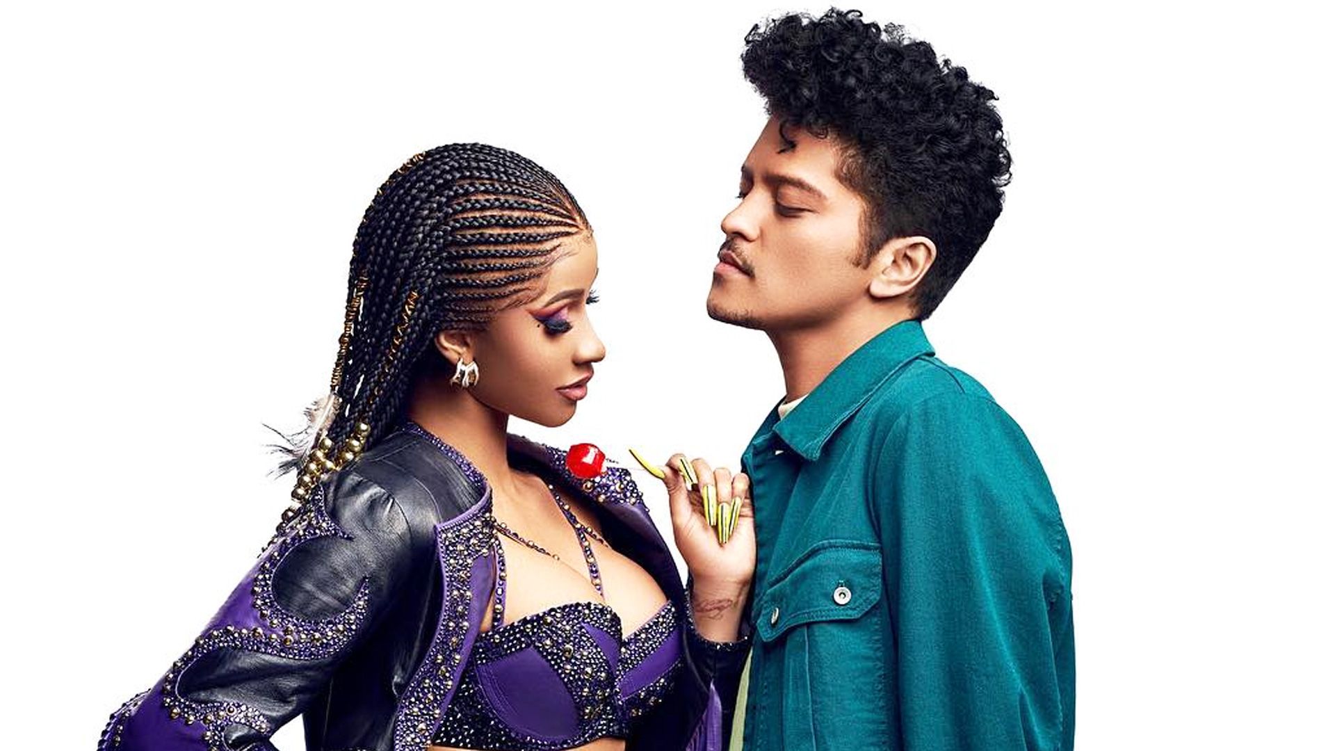 Cardi B & Bruno Mars' Moments From 'Please Me' Music Video