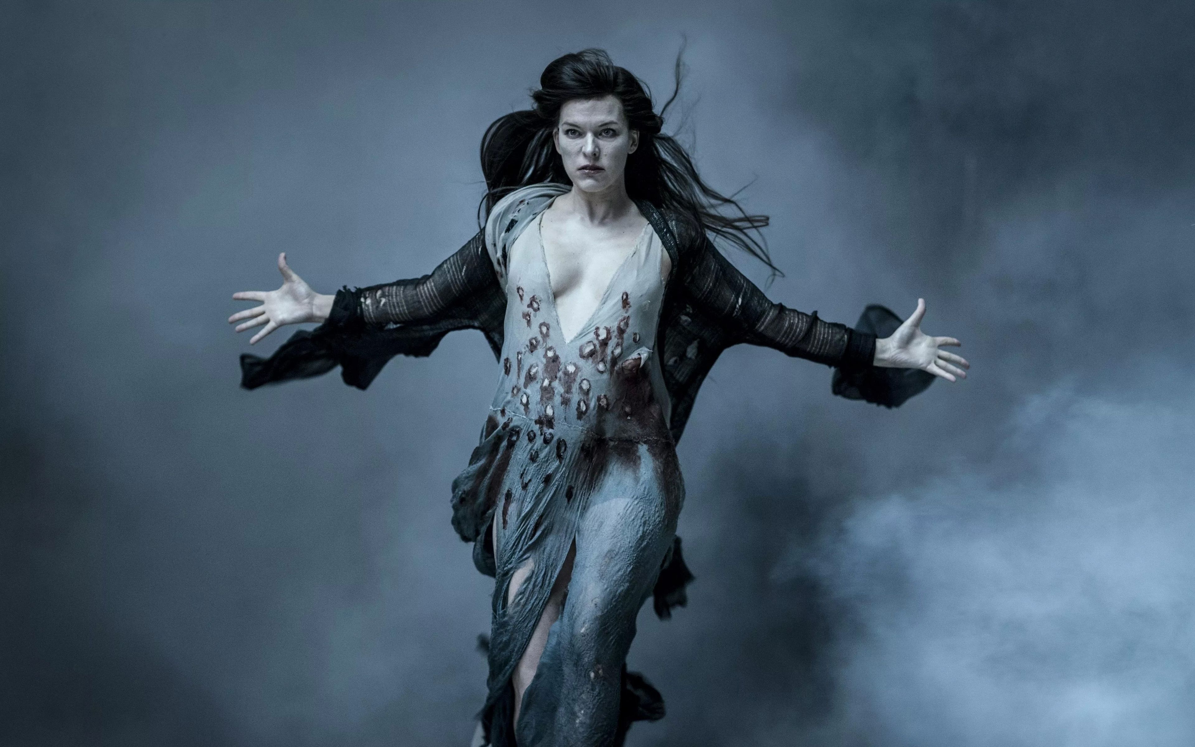Download 3840x2400 wallpaper milla jovovich, blood queen, hellboy, 2019 movie, 4k, ultra HD 16:10, widescreen, 3840x2400 HD image, background, 17001
