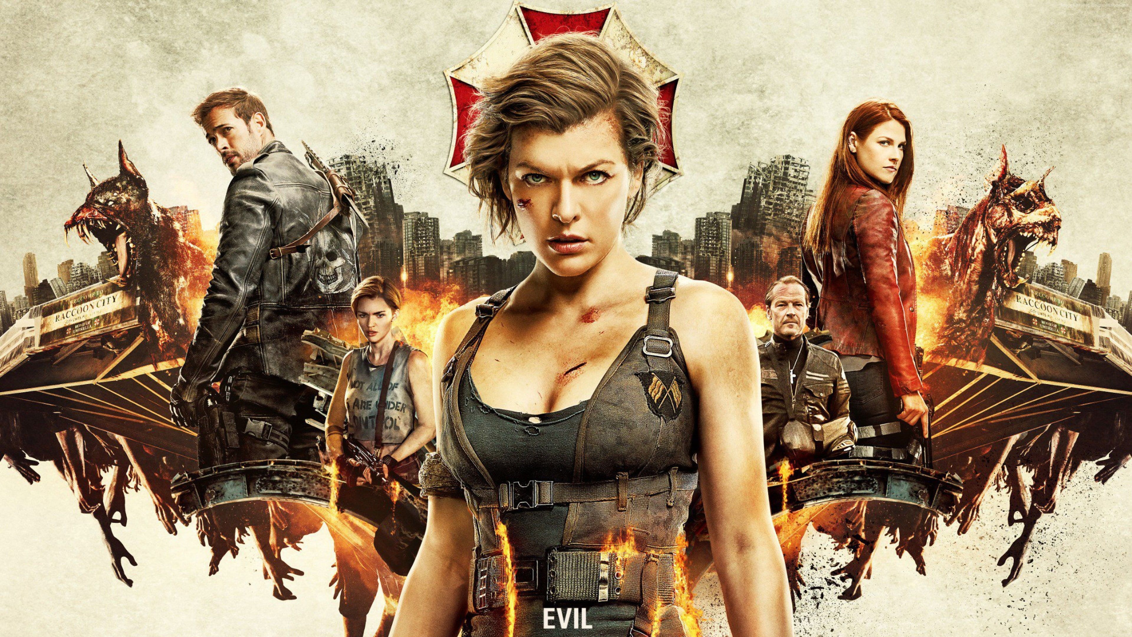 Milla Jovovich best movies Resident Evil: The Final Chapter #guns K # wallpaper #hdwallpaper #desktop. Resident evil movie, Resident evil, Best action movies