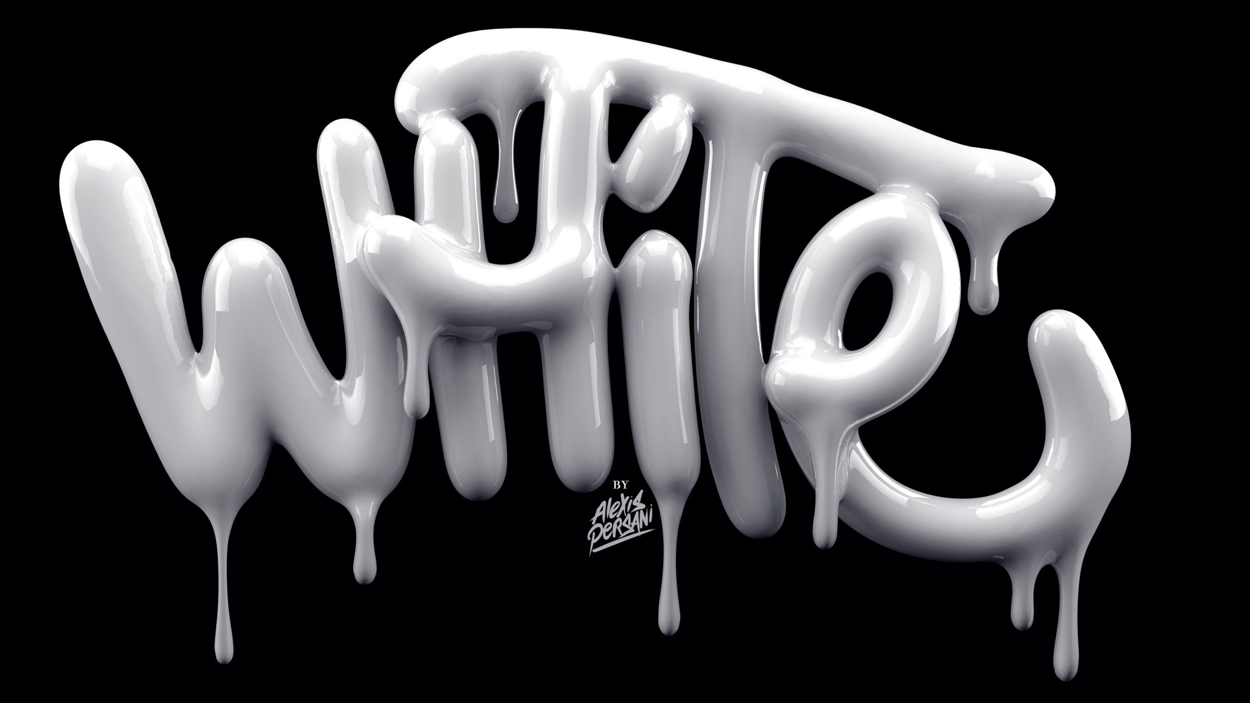 Wallpaper typography, 5k, 4k wallpaper, font, abstract, white, shape, 3D, Abstract