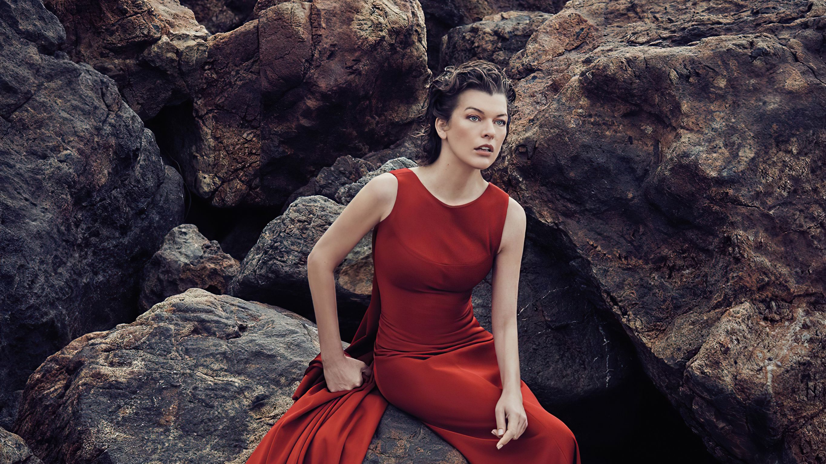 Milla Jovovich Harpers Bazaar Spain, HD Celebrities, 4k Wallpaper, Image, Background, Photo and Picture