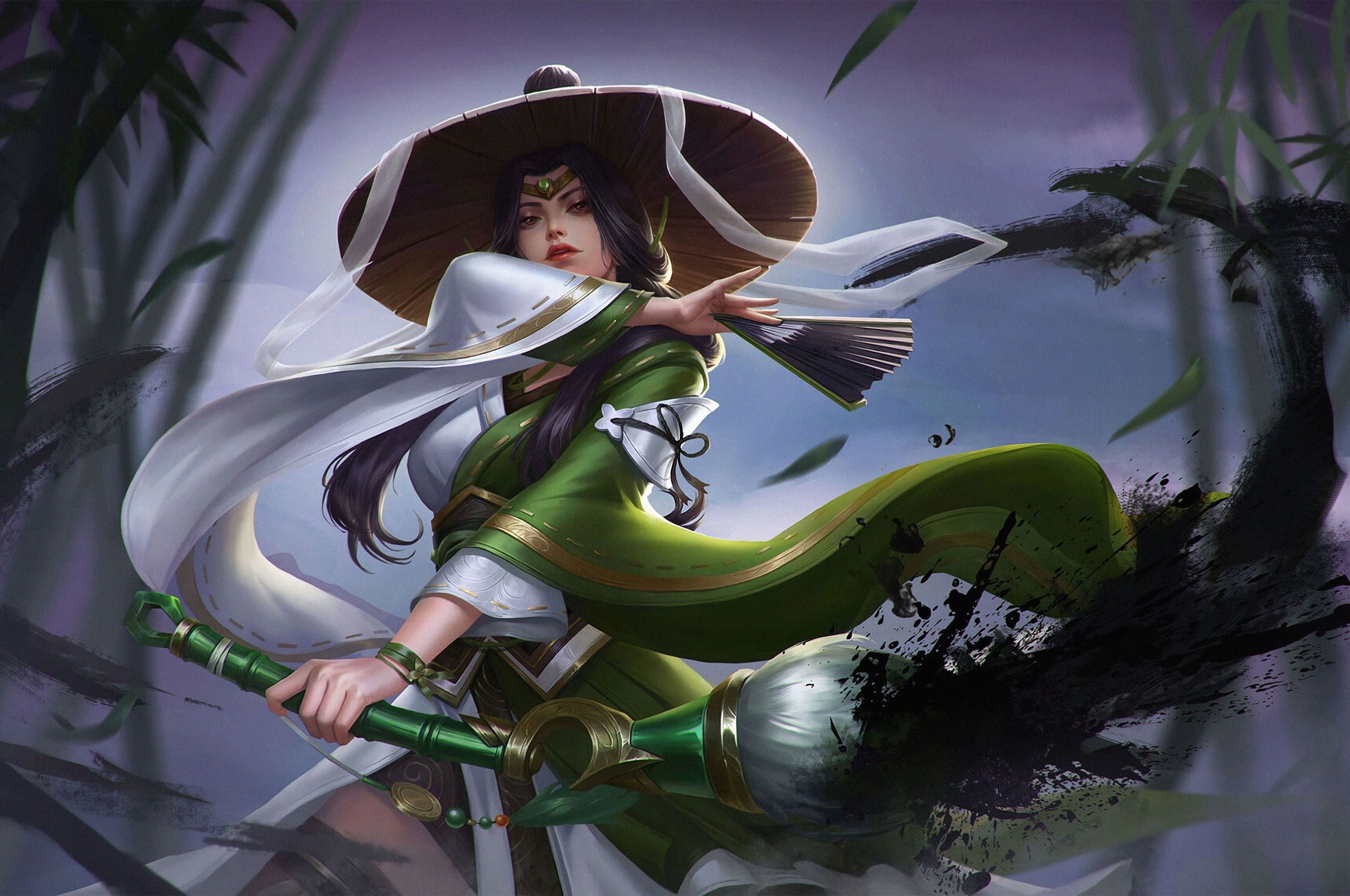 16++ Warrior Anime Girl Wallpaper 4k