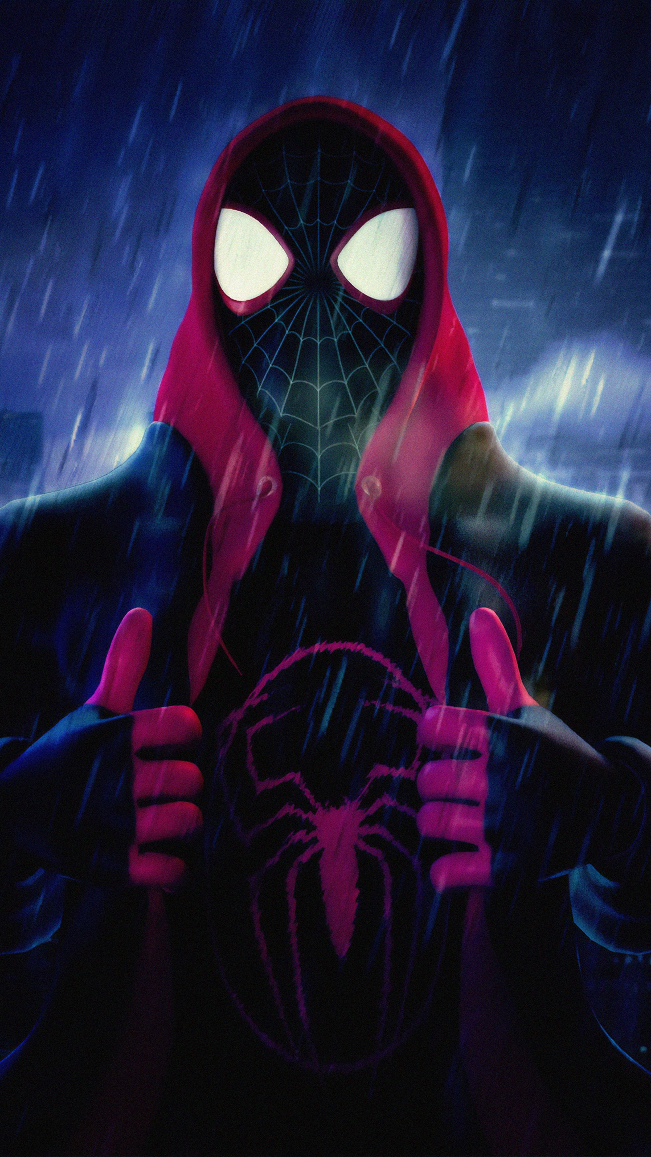 Miles Morales, Spider Man, Marvel, 4K Phone HD Wallpaper, Image, Background, Photo And Picture. Mocah HD Wallpaper