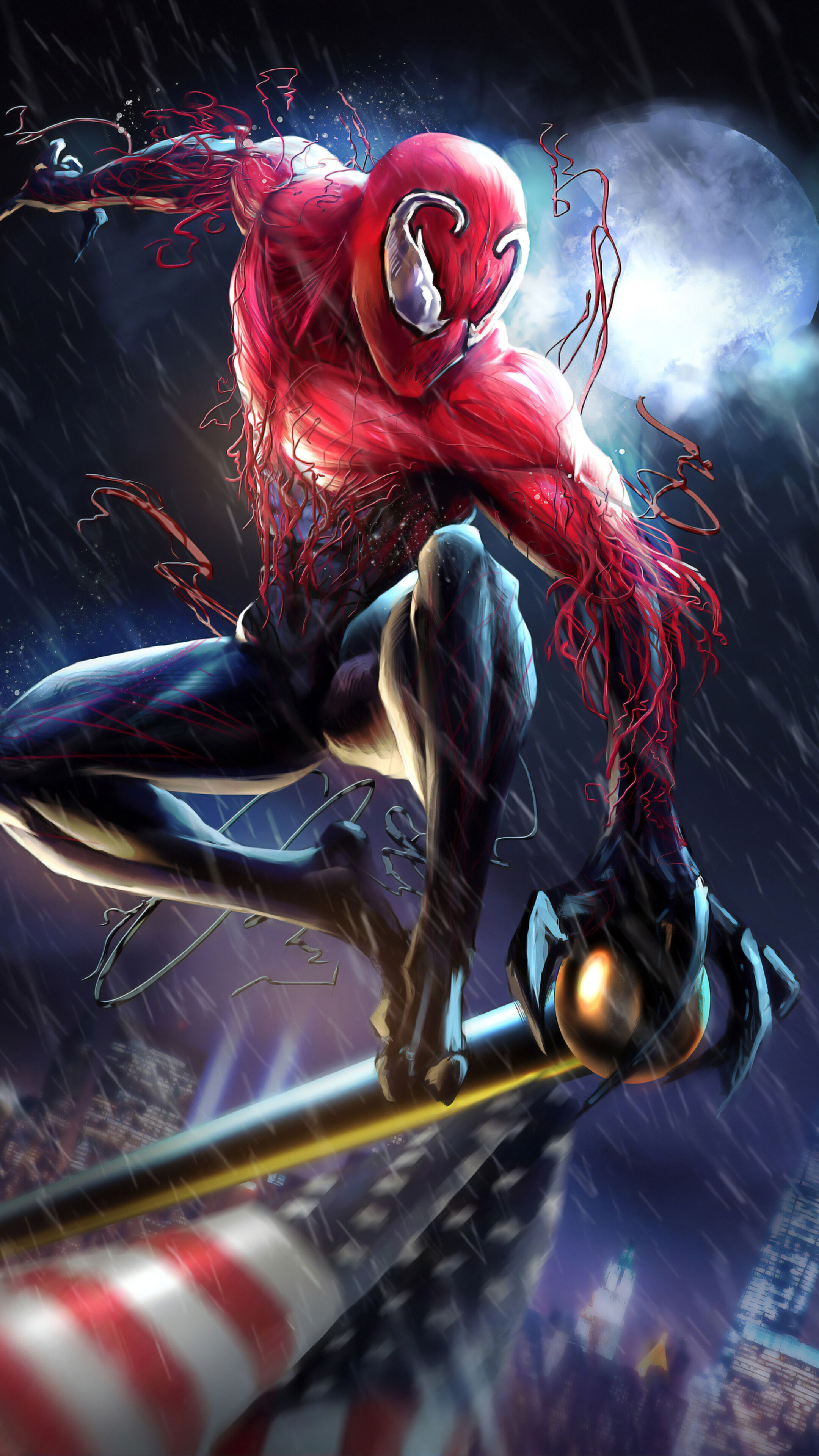 Spider Man, Carnage, Suit, 4K Phone HD Wallpaper, Image, Background, Photo And Picture. Mocah HD Wallpaper