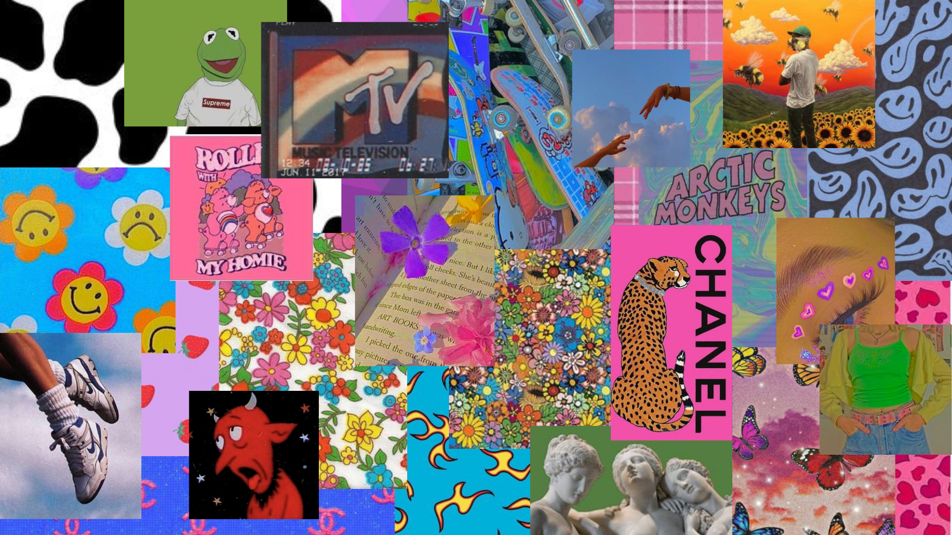 Aesthetic wallpaper laptop indie y2k