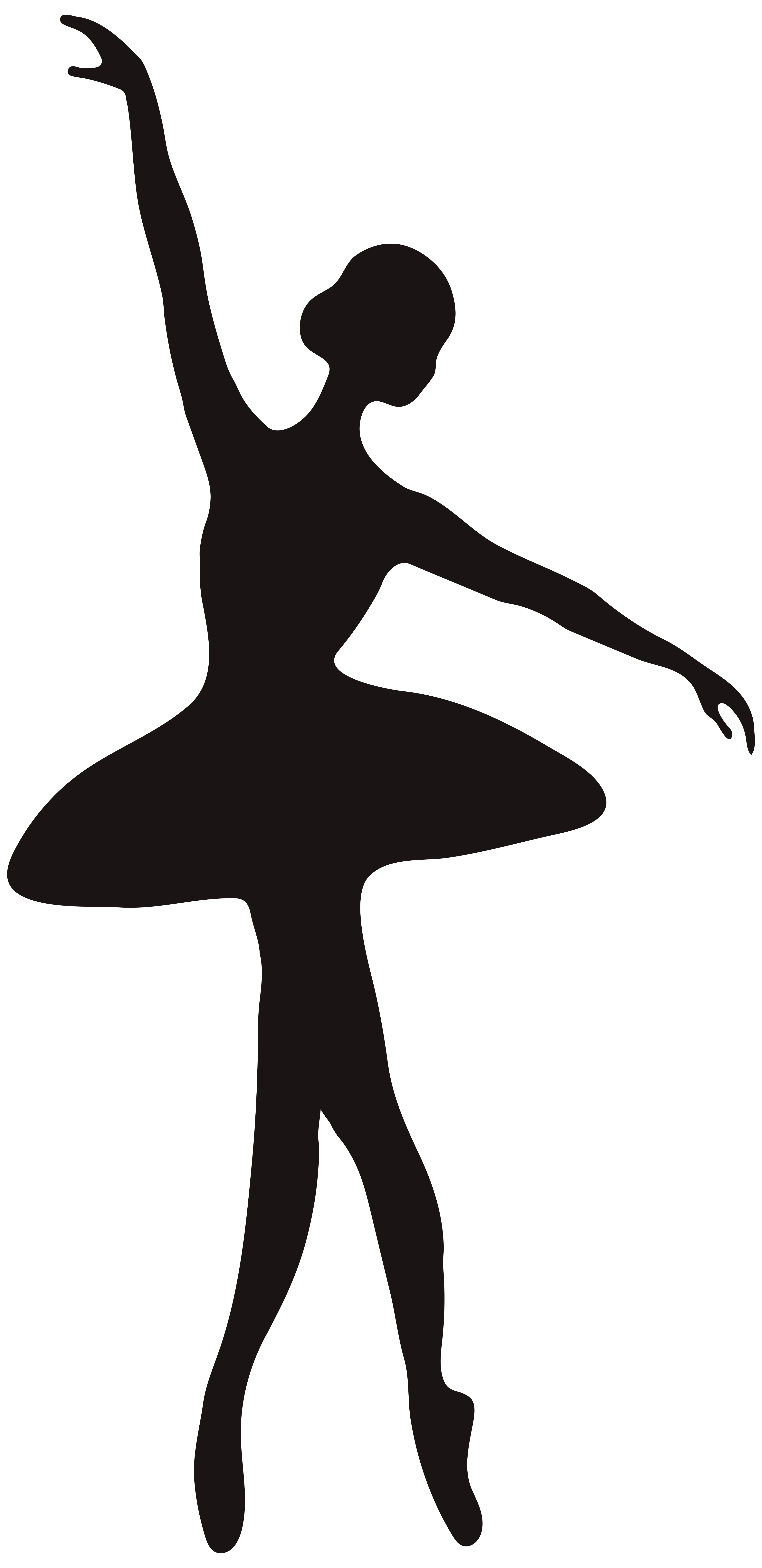 Ballerina Silhouette PNG Clip Art Image​-Quality Image and Transparent PNG Free Clipart