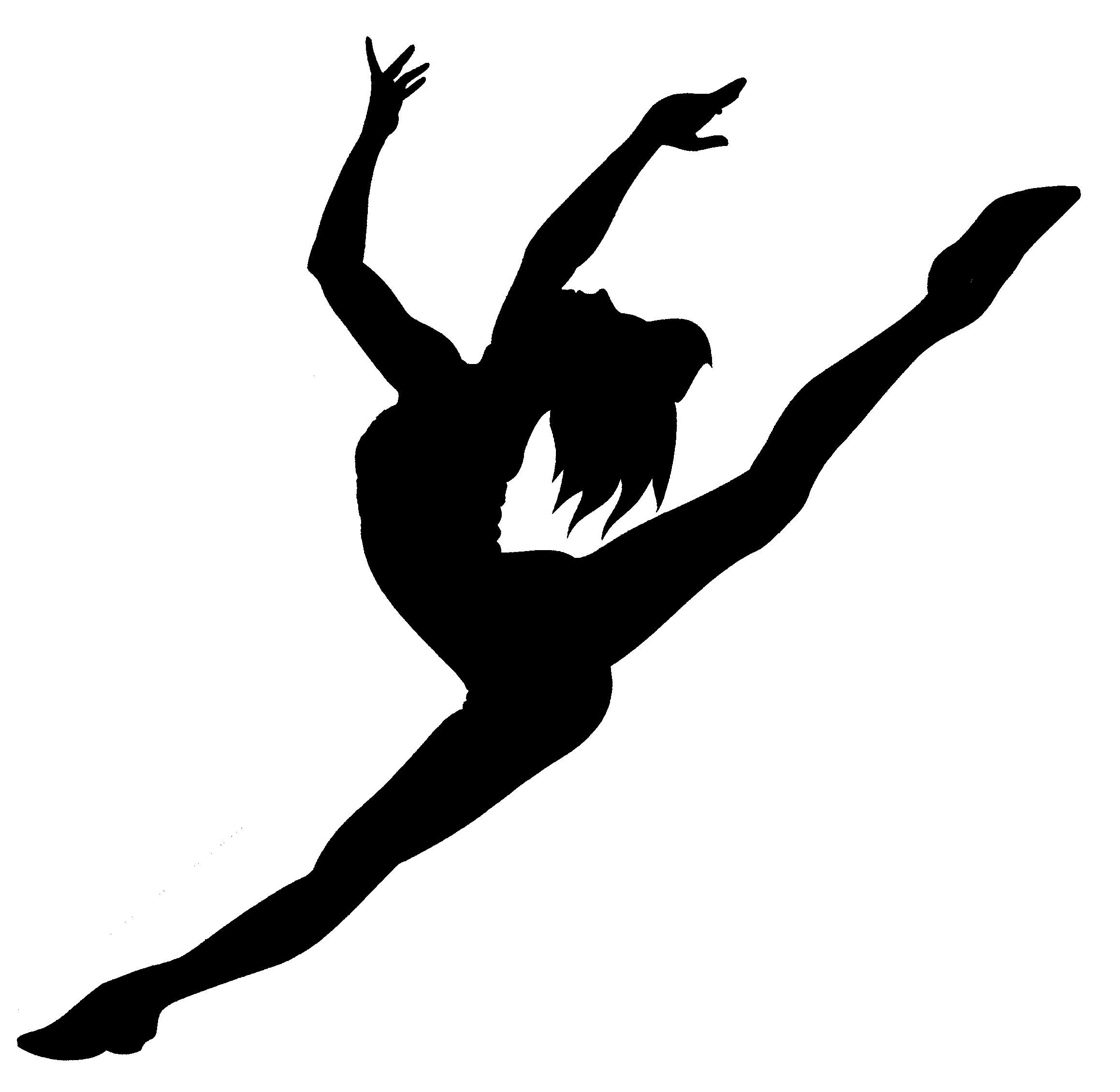 Jazz Dancer Clipart Silhouette Clipart Image. Dance silhouette, Dancer silhouette, Dancing clipart