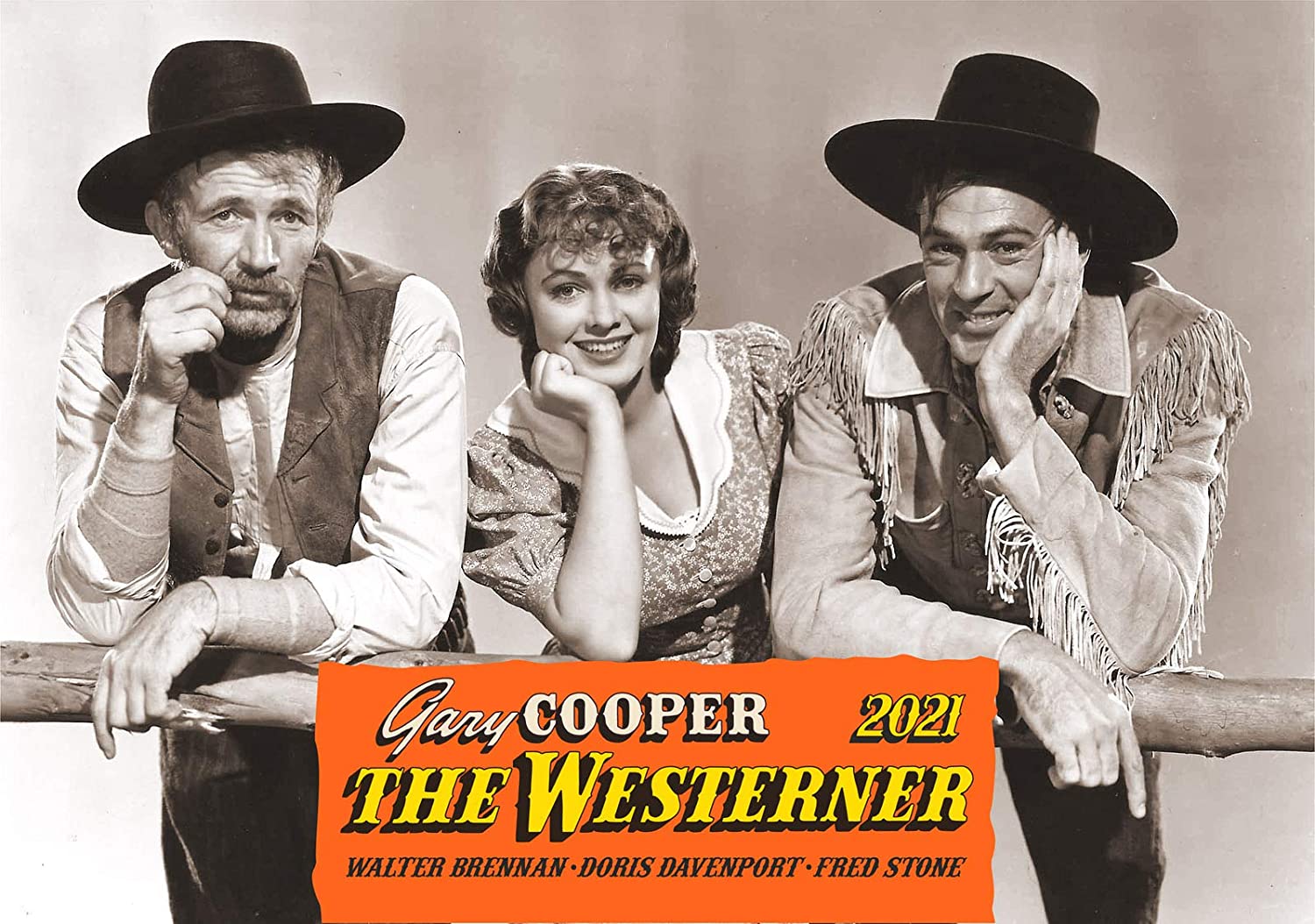Wall Calendar 2021 [12 pages 8x11] The Westerner Gary Cooper # Vintage Western Movie Stills Photo: Everything Else