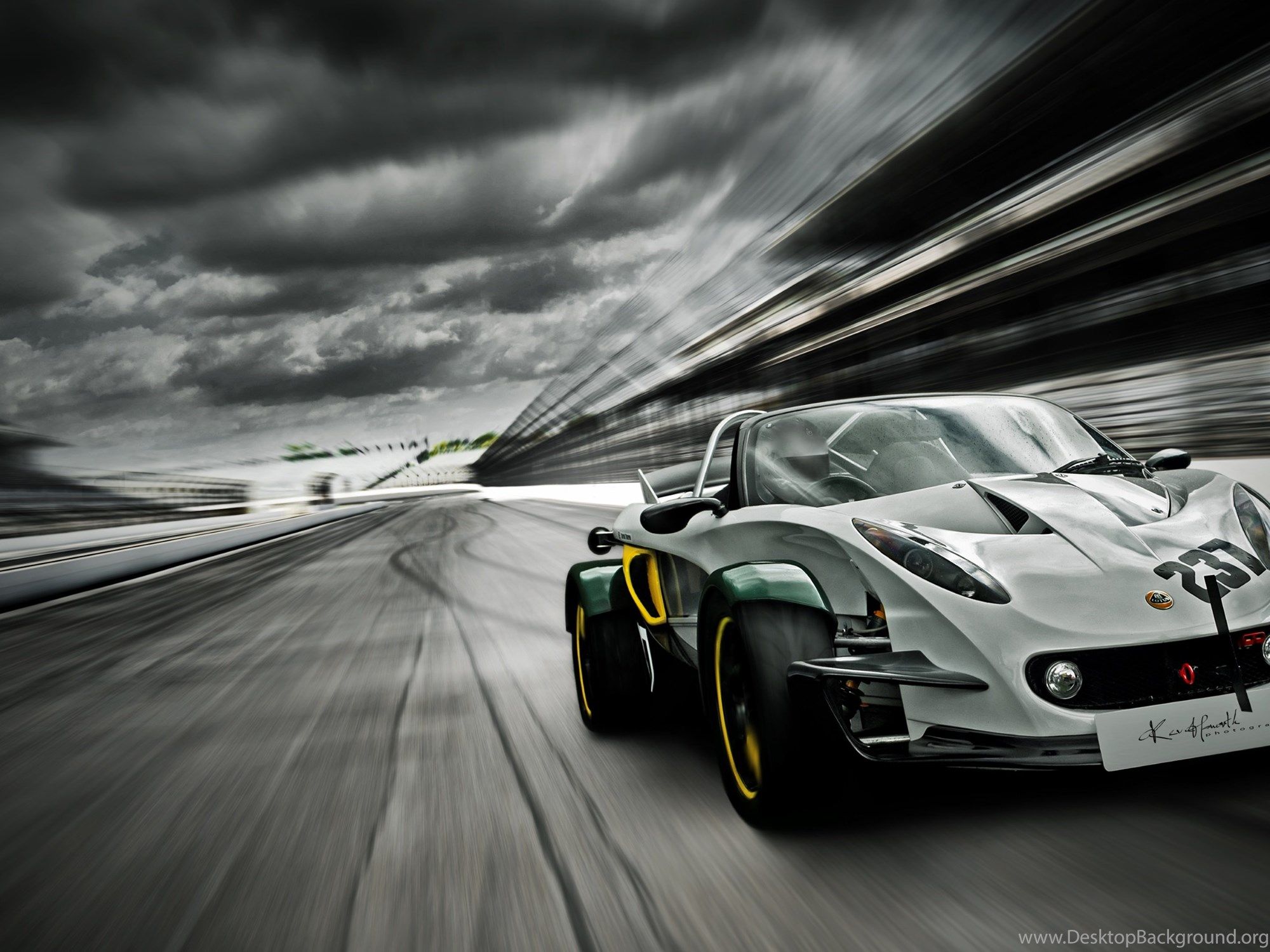 Lotus Elise 340R Race Car HD Wallpaper. 4K Wallpaper Desktop Background