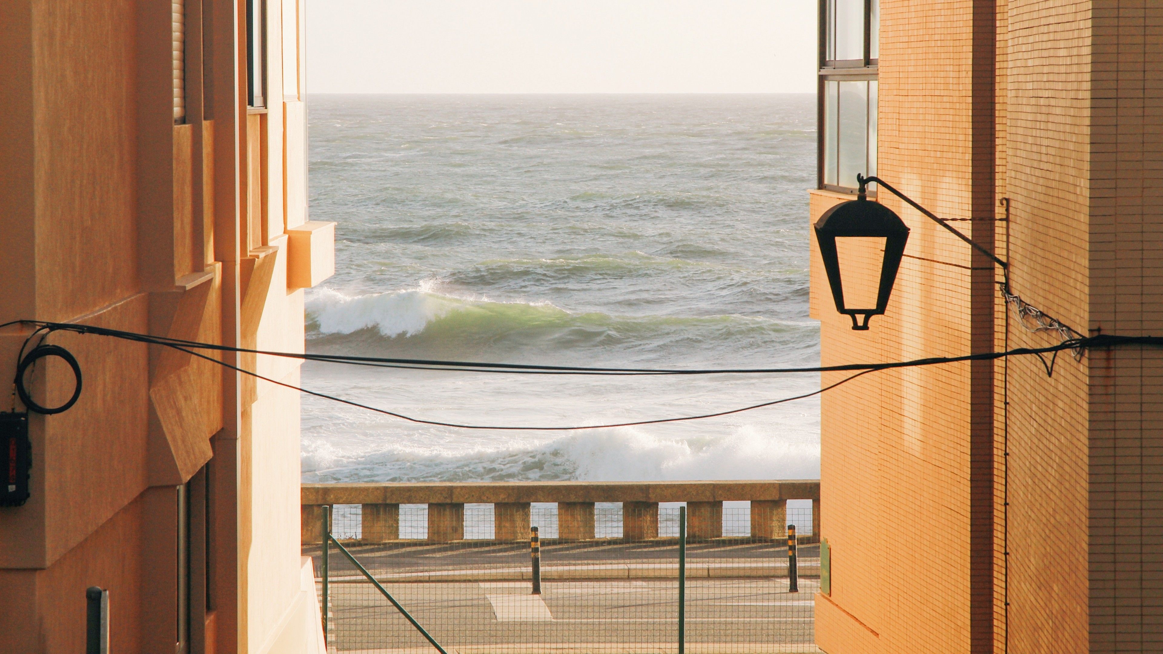 Download 3840x2160 Resort, Relaxing, Summer, Holiday, Window, Horizon Wallpaper for UHD TV