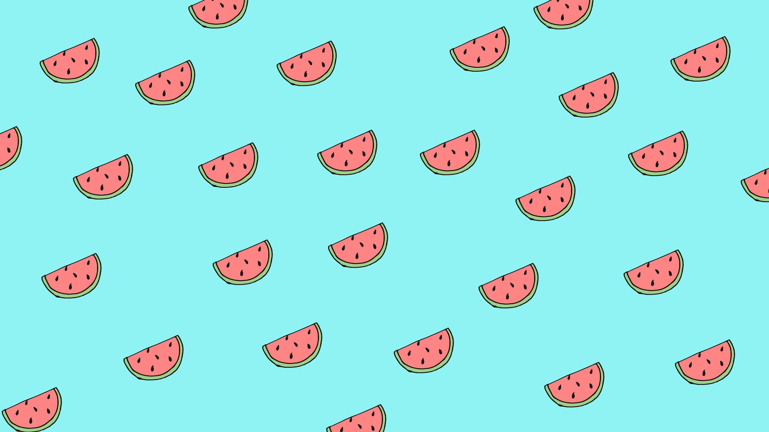 Kawaii Pastel Watermelon Wallpaper