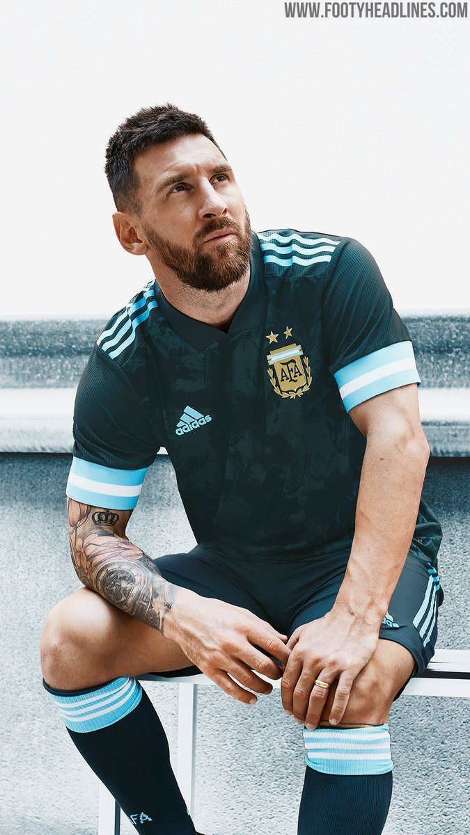 Argentina 2020 Copa America Away Kit Released Headlines. Lionel messi, Messi argentina, Messi