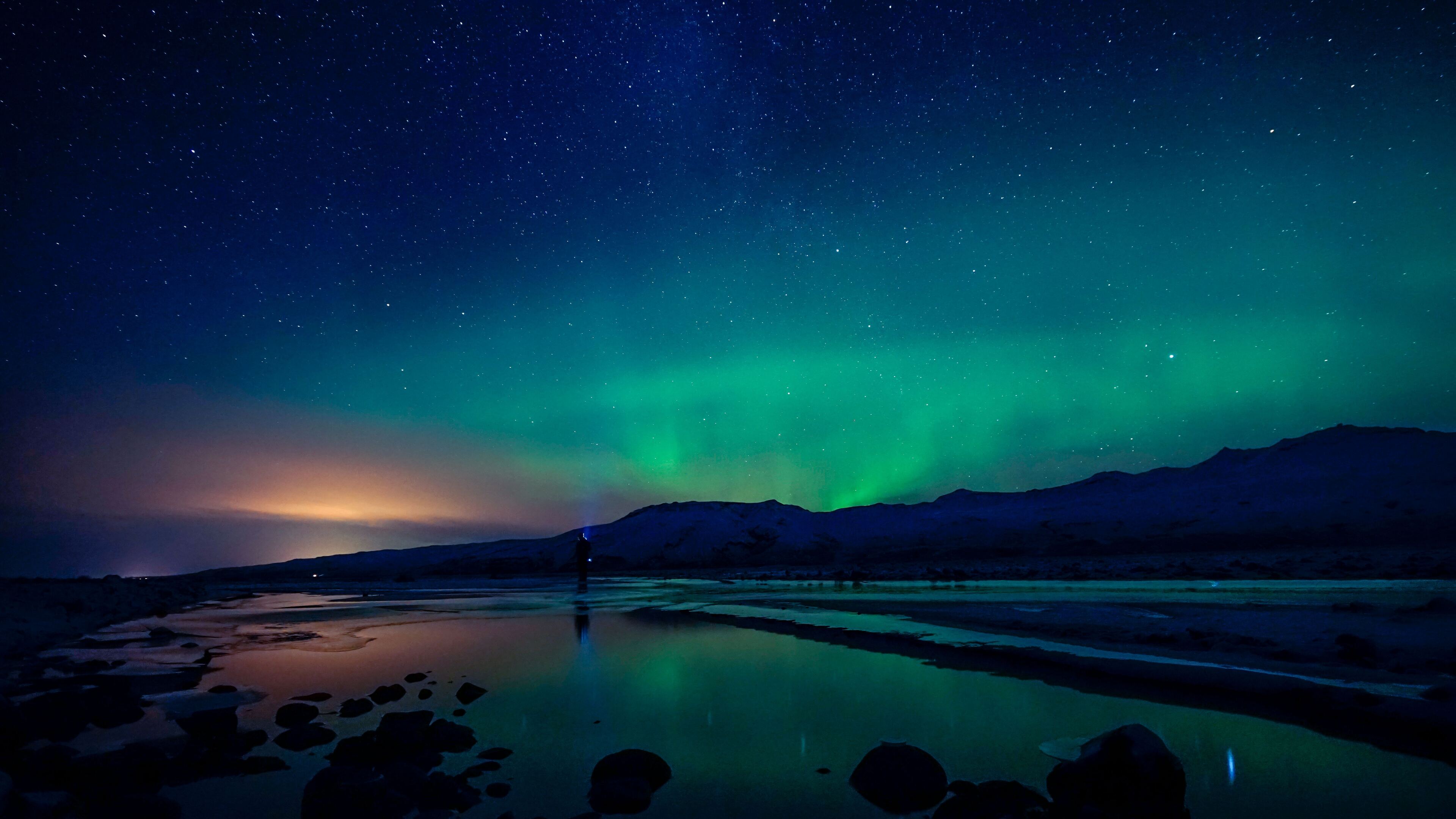 Rainbow Night Northern Lights 4k HD 4k Wallpaper, Image, Background, Photo and Picture