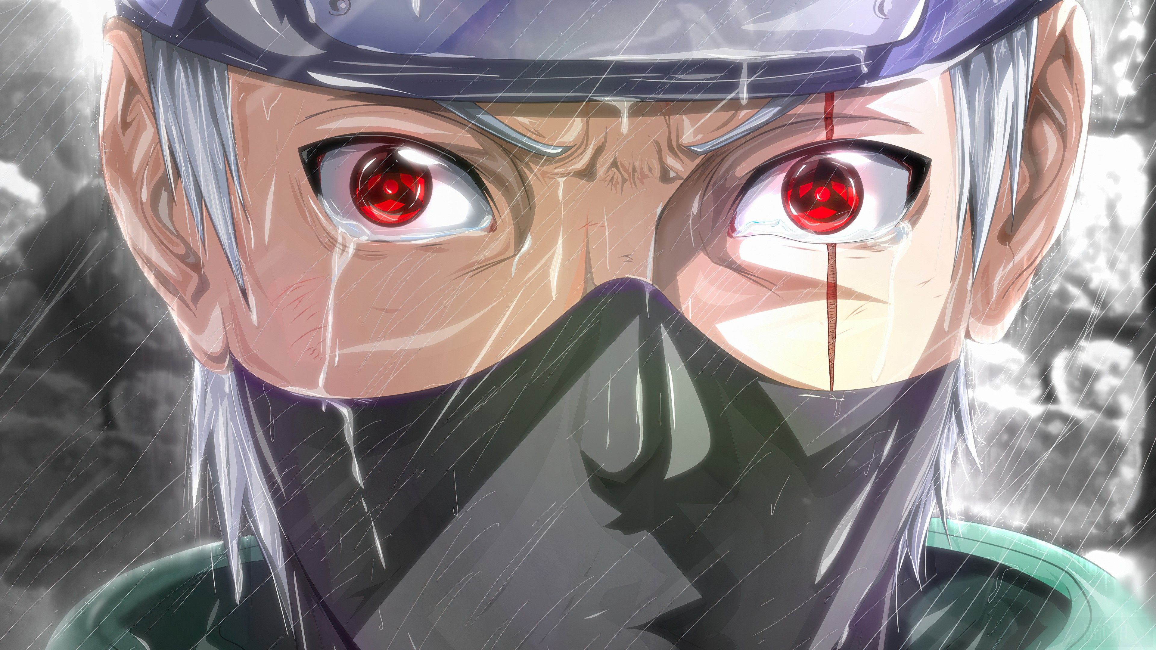 Kakashi Hatake, Mangekyo, Sharingan, Eyes, Naruto Anime, Anime 4k wallpaper. Mocah HD Wallpaper