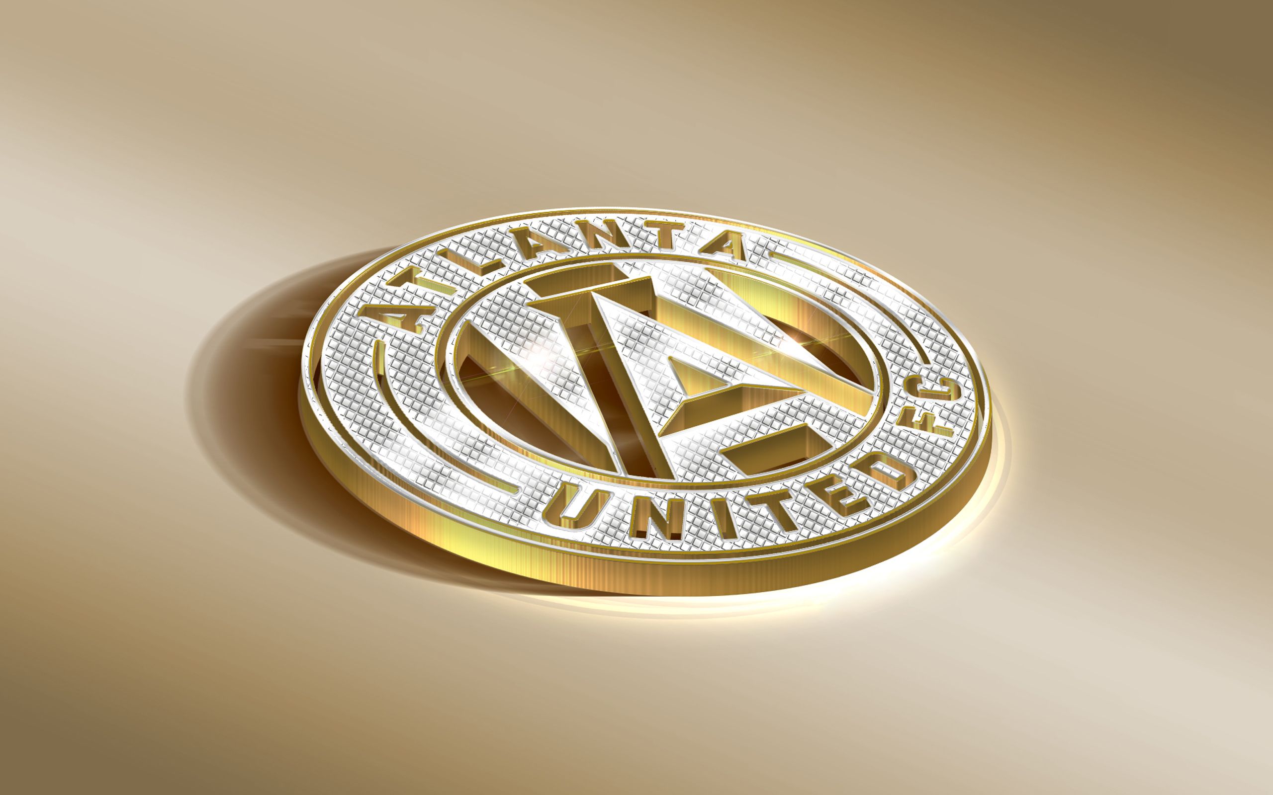 Soccer, Atlanta United FC, Emblem, MLS, Logo wallpaper