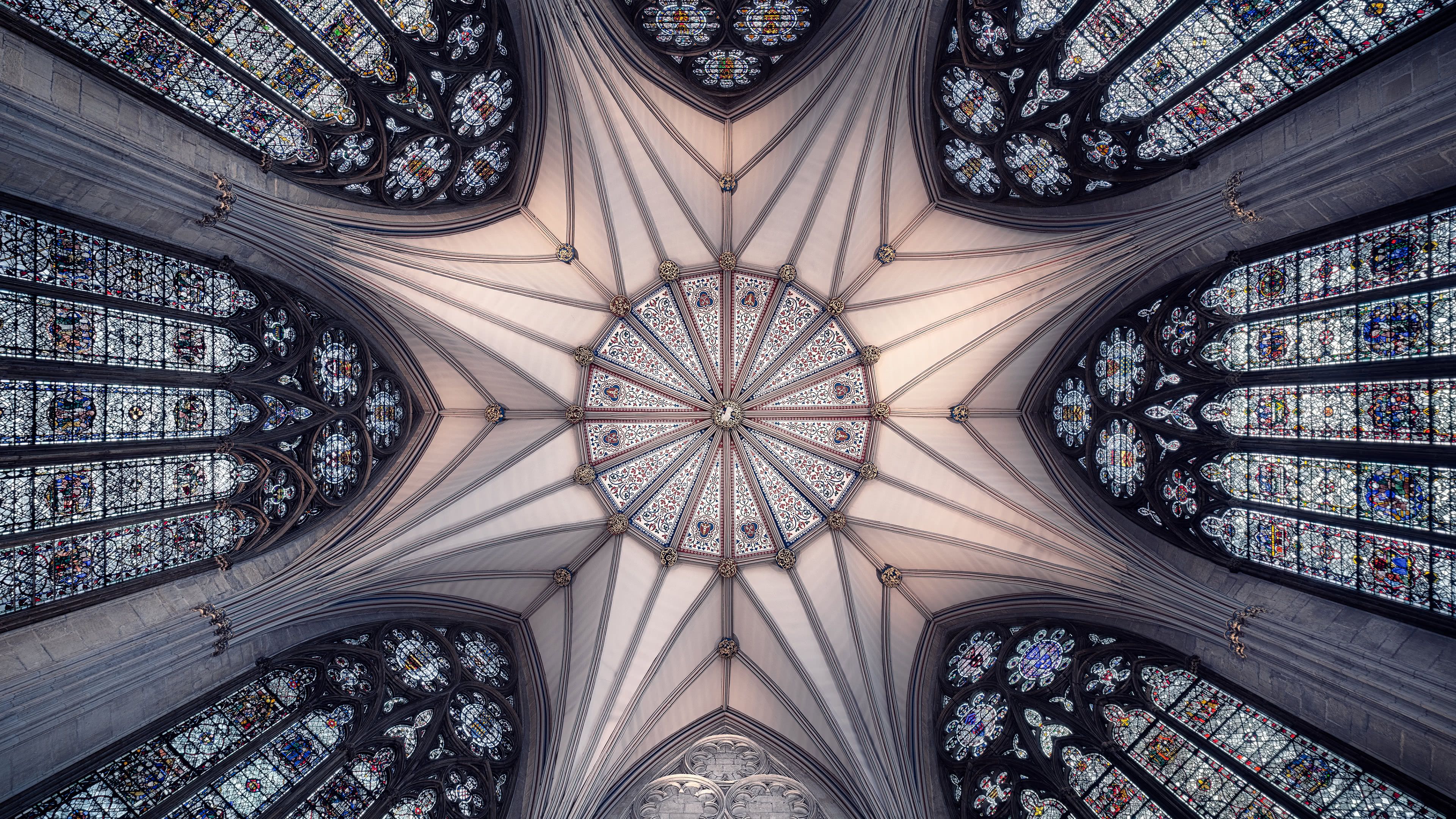 York Minster Cathedral And Metropolitical Church Of Saint Peter York Minister England UHD 4K Wallpaper