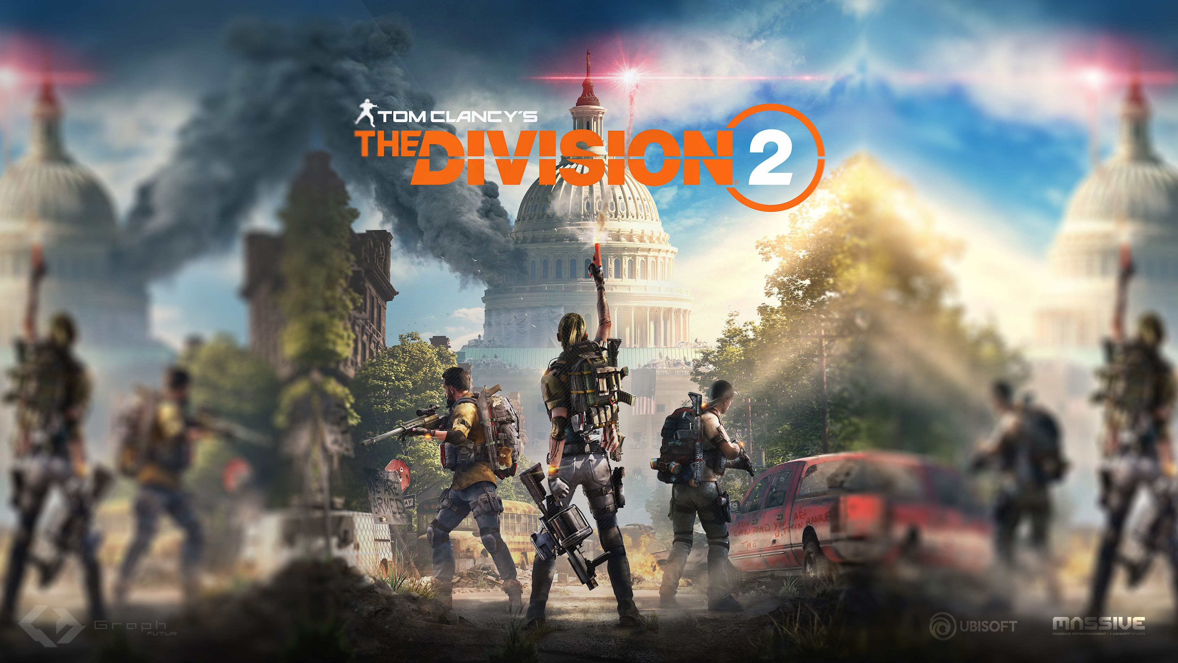 The Division 2 Agents White House 4K Wallpaper