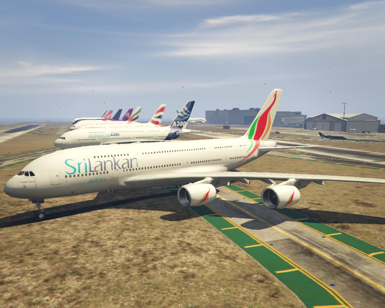 Sri Lankan Airlines Livery For A380 800