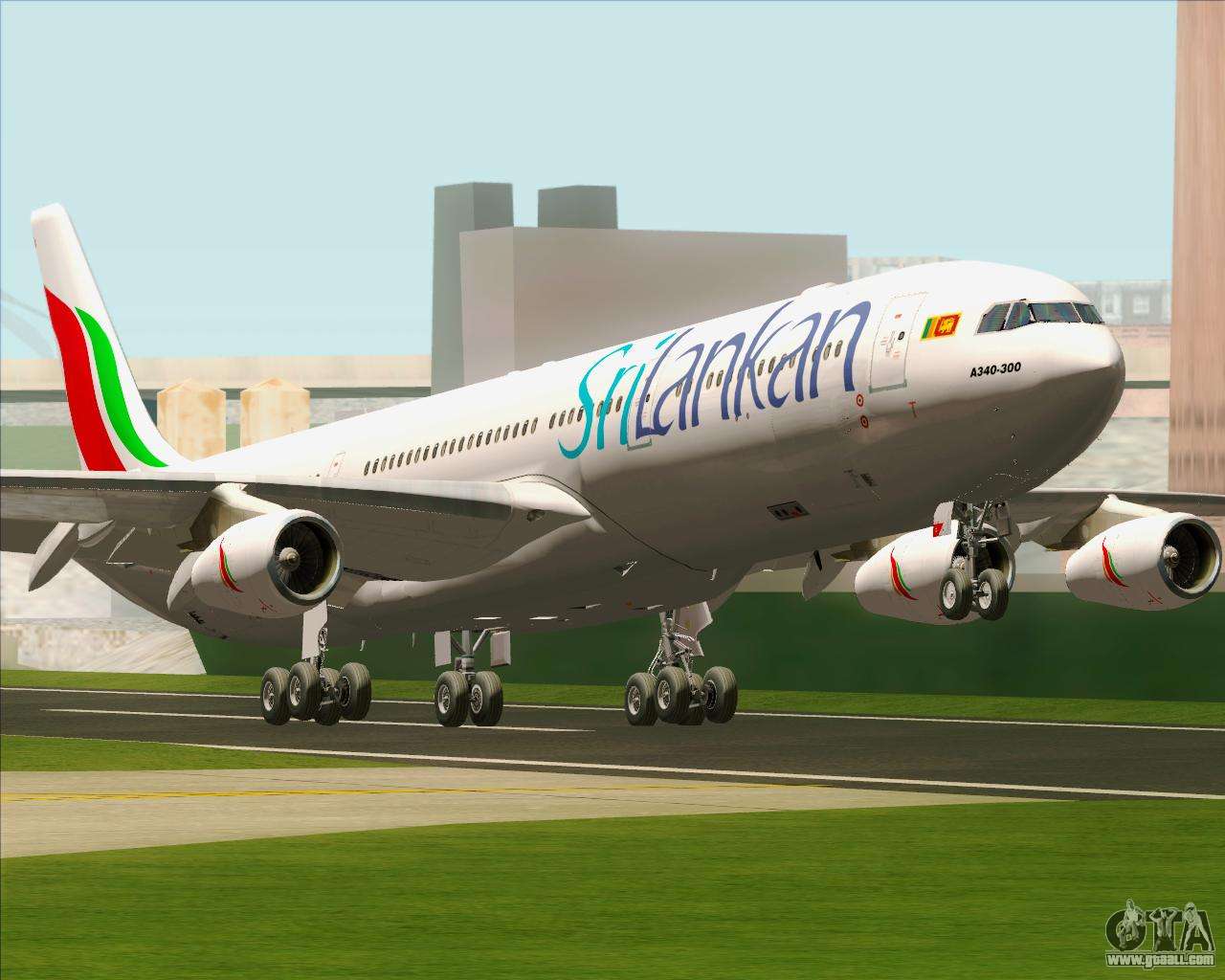 Airbus A340 313 SriLankan Airlines For GTA San Andreas