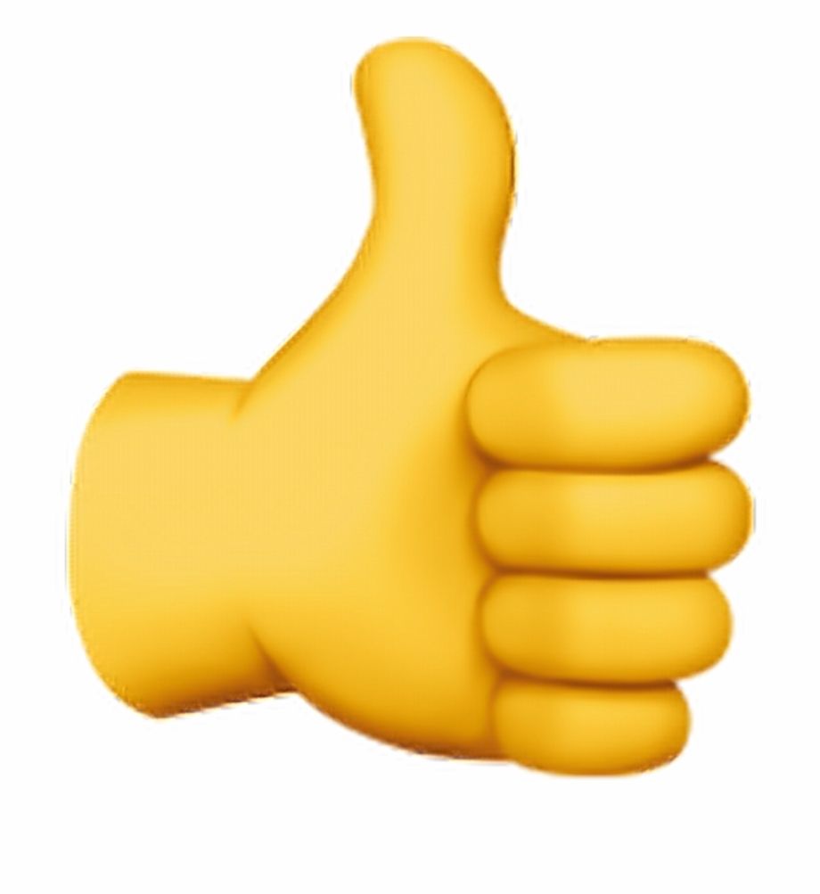 Thumbs Up Emoji No Background Thumbs Up Emoji Png