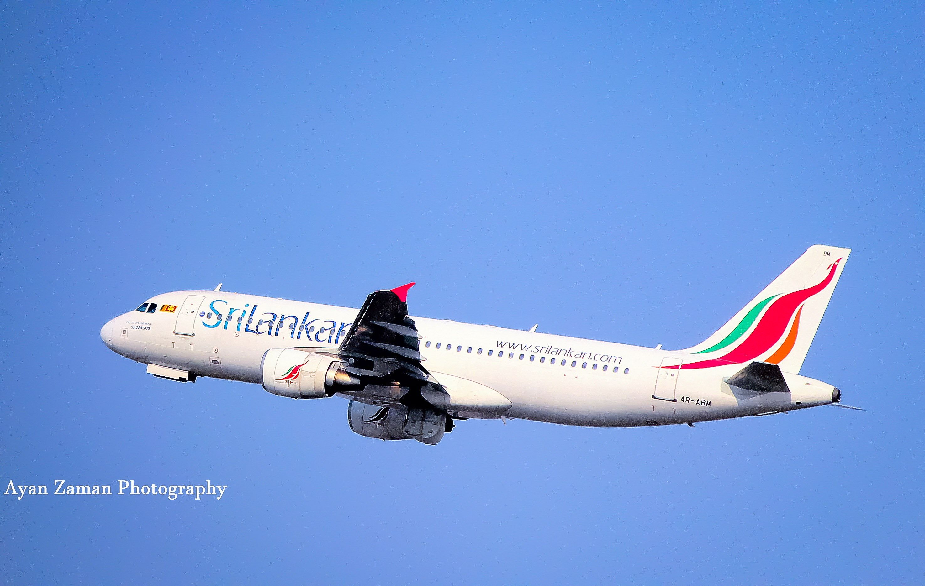 Free of photography, Srilankan Airlines