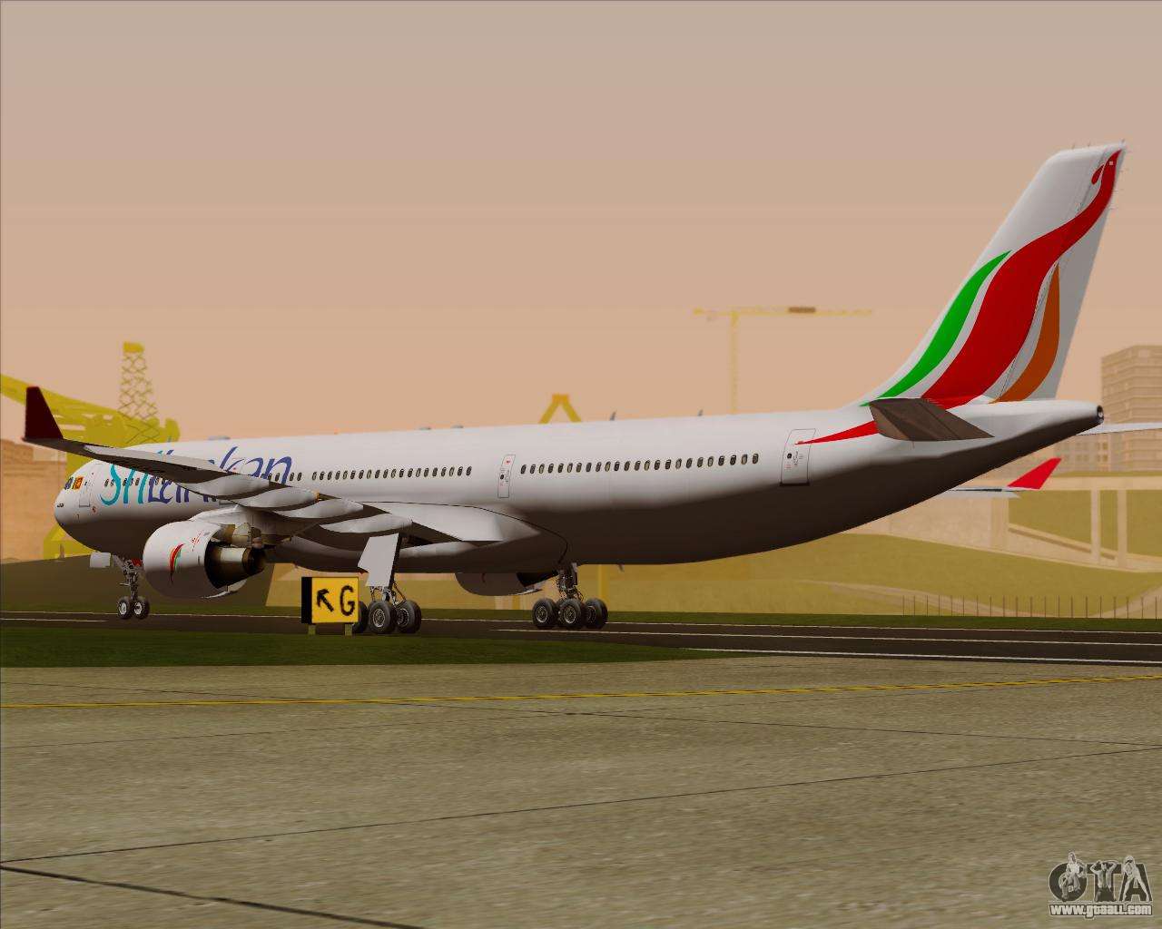 Airbus A330 300 SriLankan Airlines For GTA San Andreas
