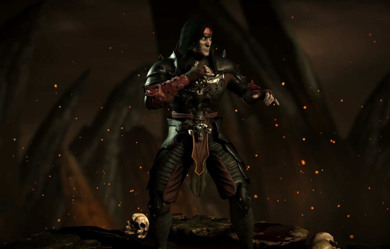 Wallpaper dark, Liu Kang, Mortal Kombat X, revenant, emperor, mkx image for desktop, section игры