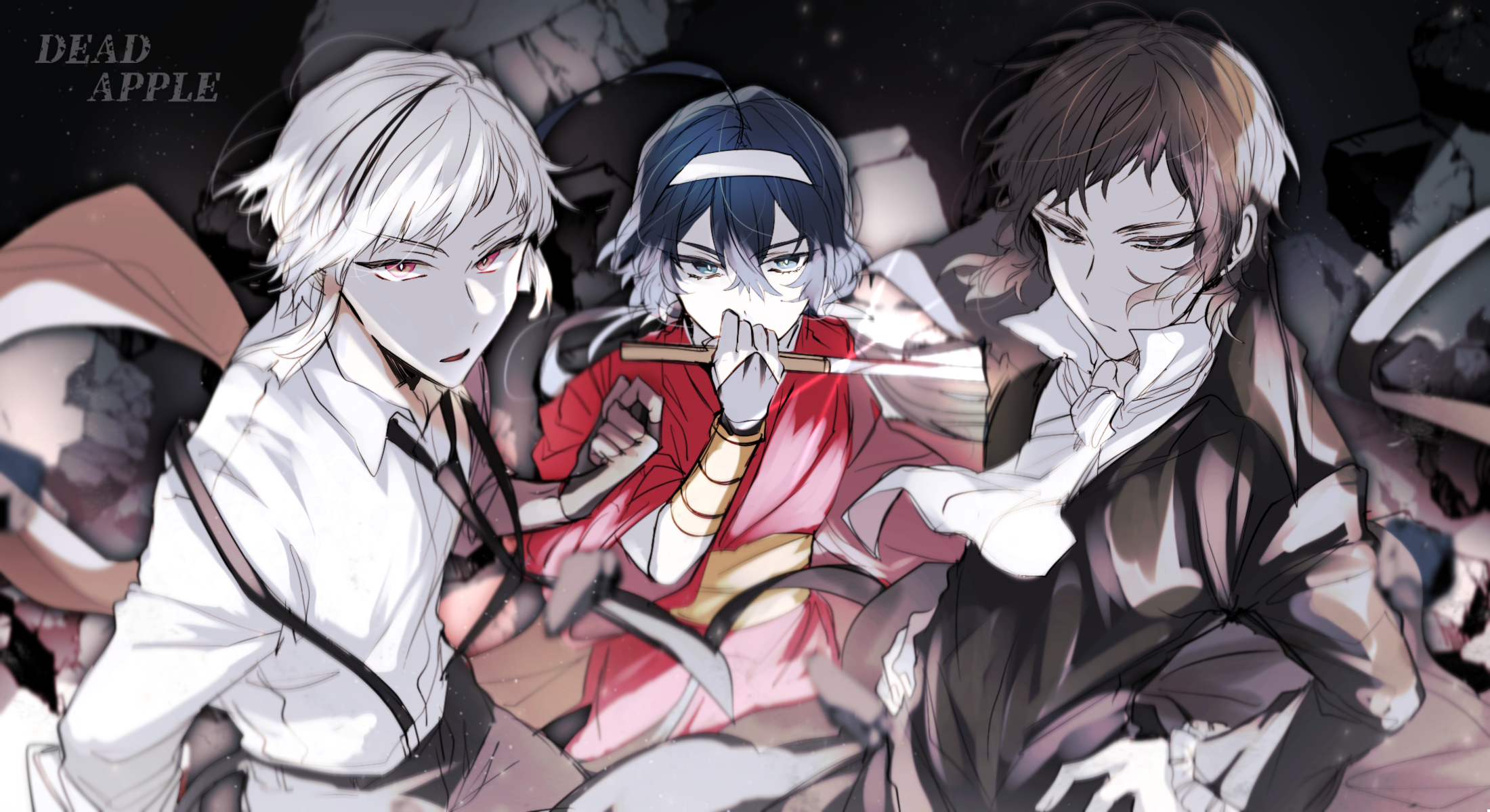 Ryūnosuke Akutagawa, Atsushi Nakajima, Kyōka Izumi wallpaper
