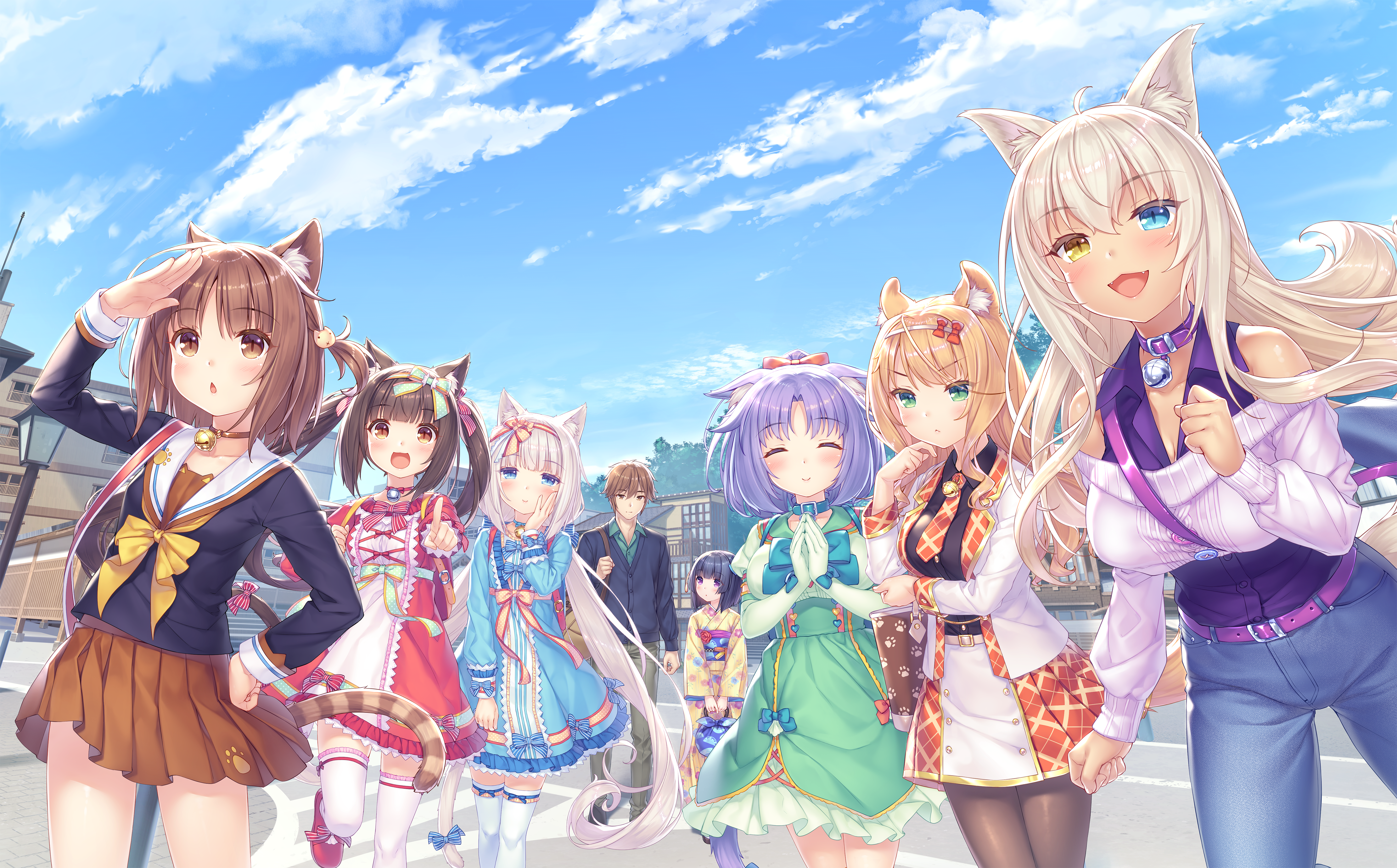 NEKOPARA 4k Ultra HD Wallpaper. Background Imagex2760