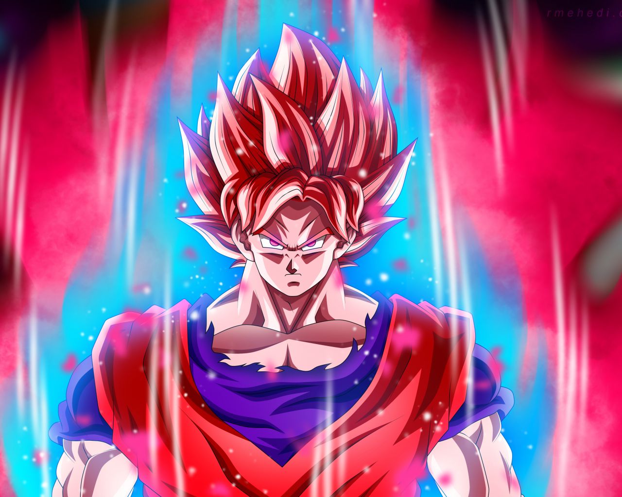 Desktop Wallpaper Angry, Anime Boy, Dragon Ball, Goku, HD Image, Picture, Background, 4a0f4b