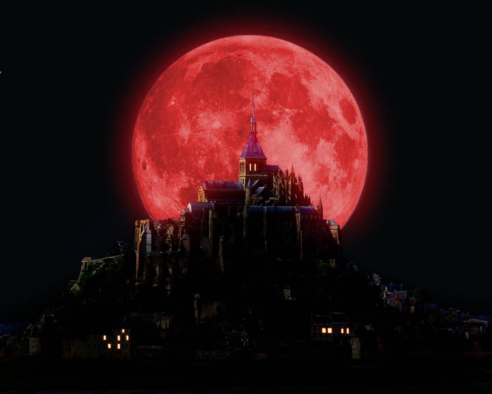 Blood Moon, iPhone, Desktop HD Background / Wallpaper (1080p, 4k) (1920x1536) (2021)