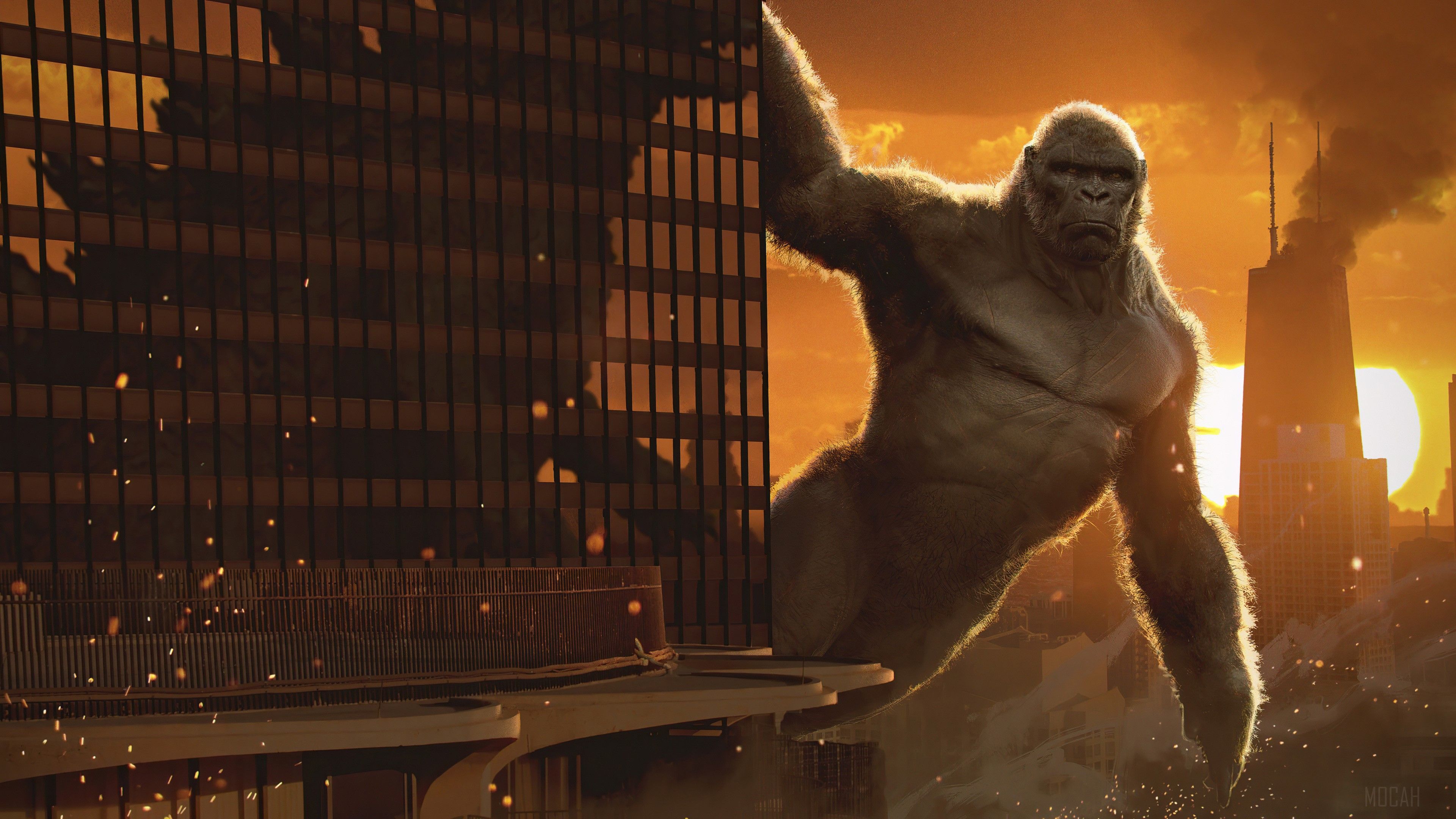 King Kong, Godzilla vs Kong, Movie 4k wallpaper. Mocah HD Wallpaper