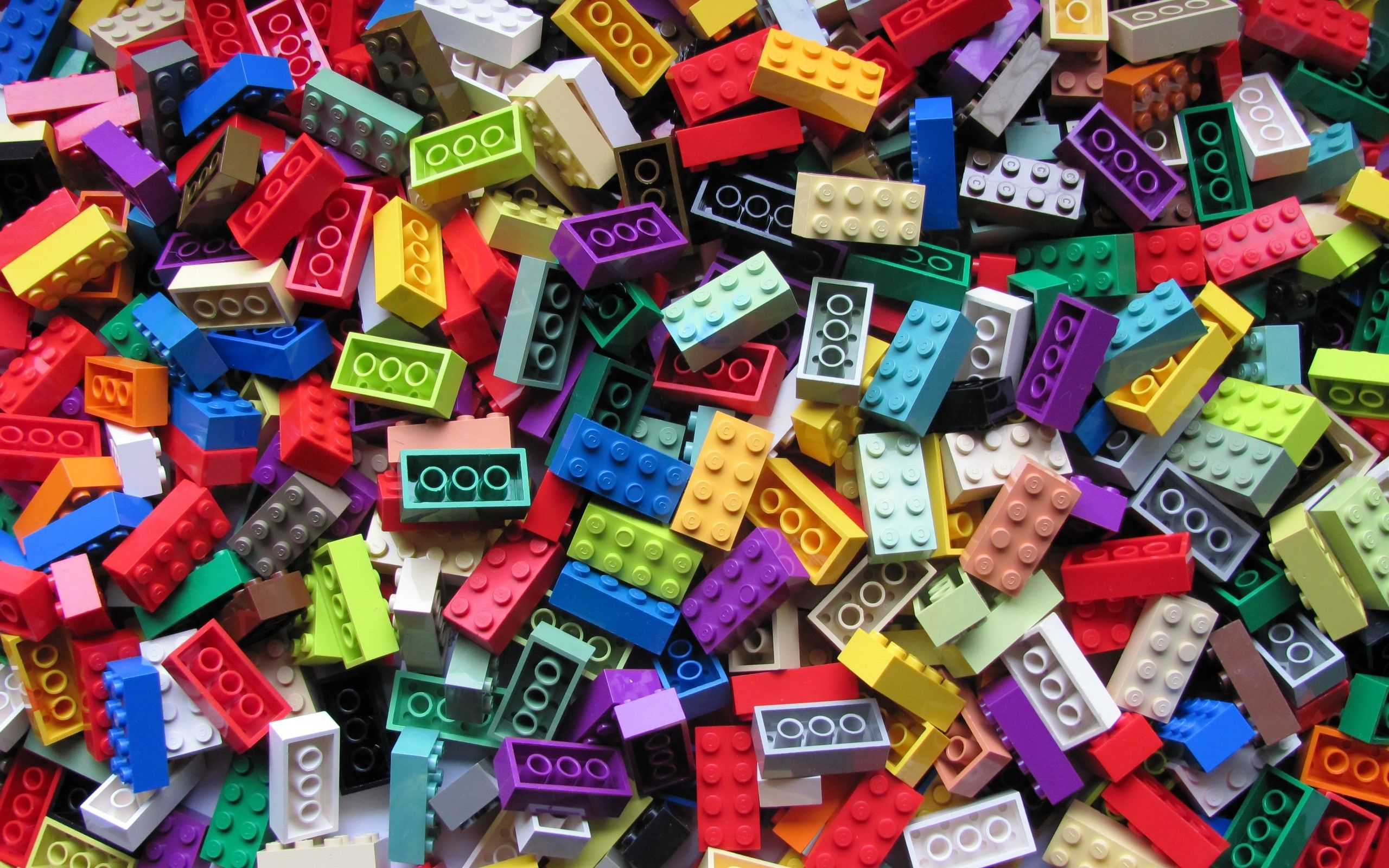 Wallpaper Lego bricks, colorful 2560x1600 HD Picture, Image