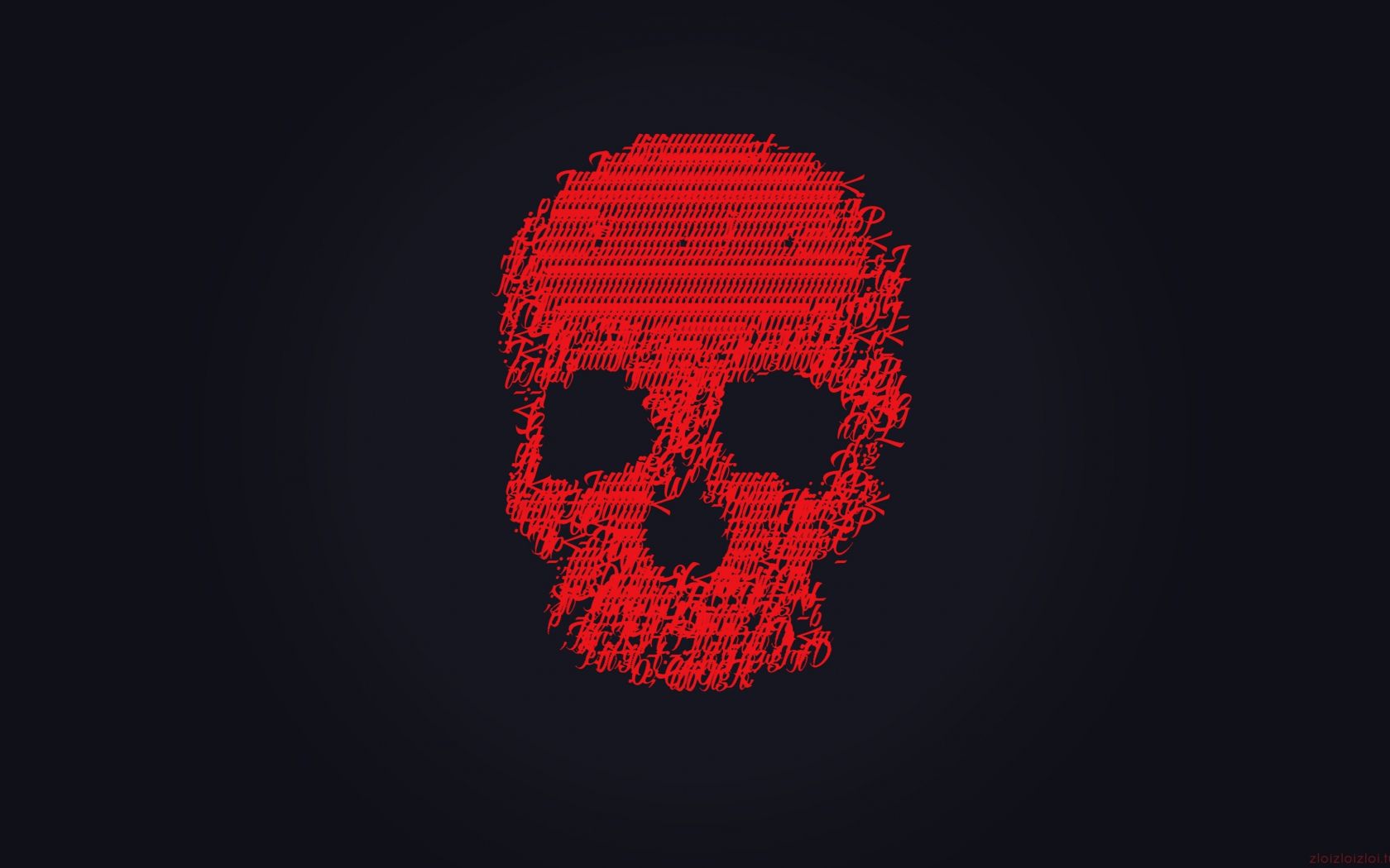 Download 1680x1050 wallpaper skull, glitch art, minimal, dark red, widescreen 16: widescreen, 1680x1050 HD image, background, 6682