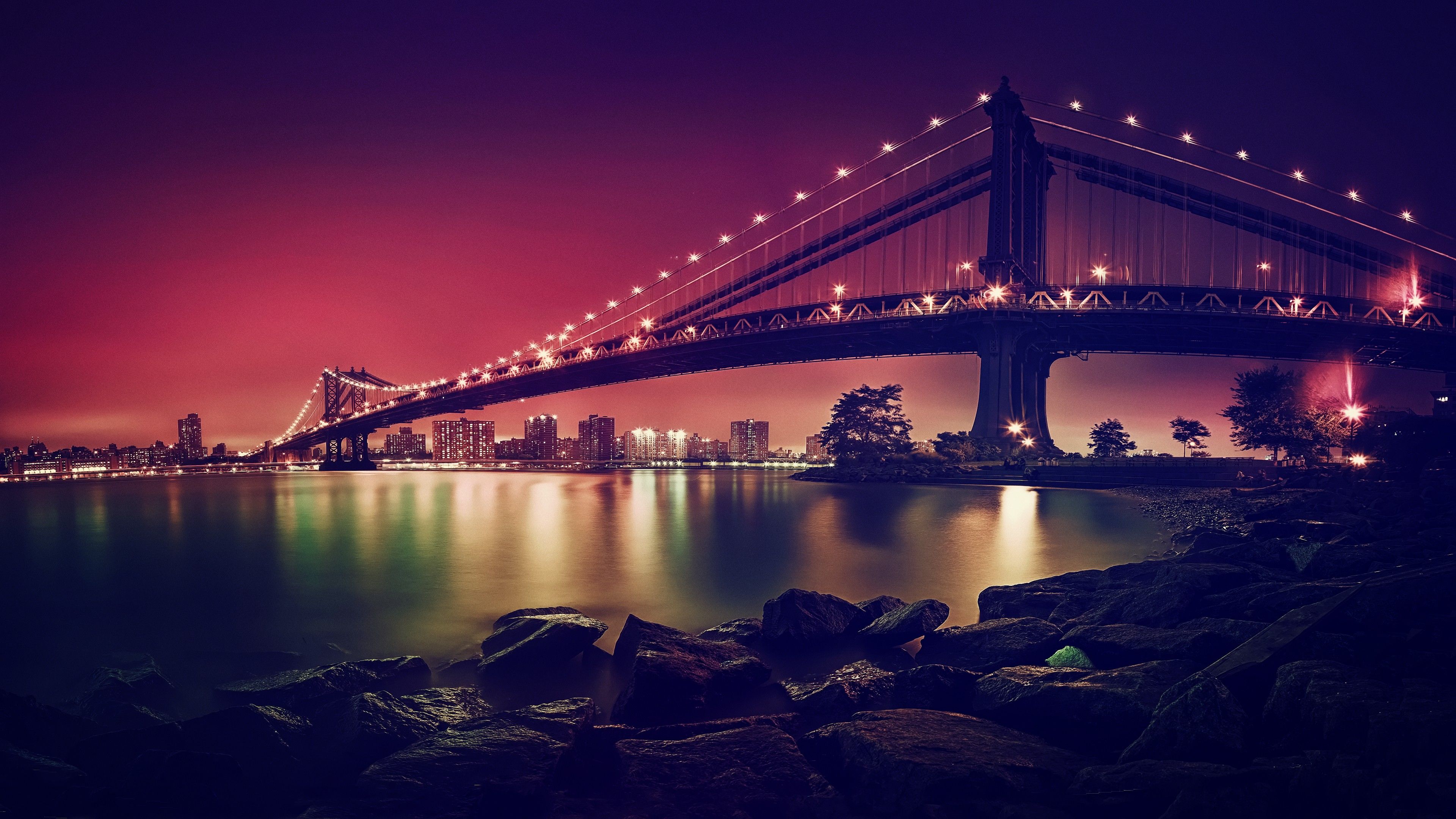Manhattan Bridge 4k, HD World, 4k Wallpaper, Image, Background, Photo and Picture