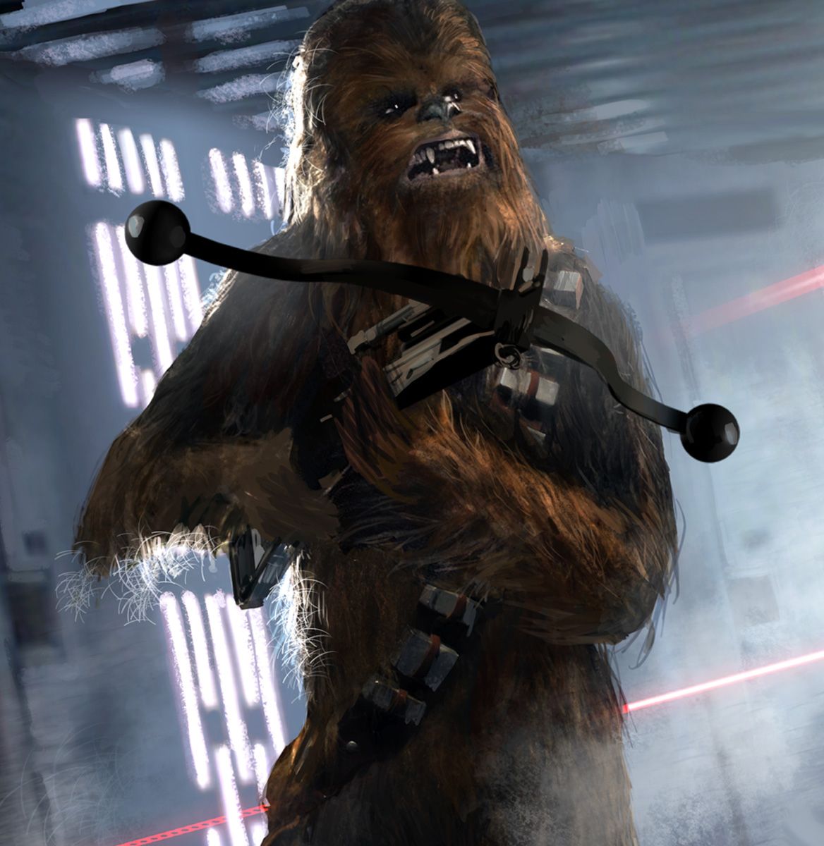 What Chewie S Wookie Bowcaster Looks Like Wars Chewbacca HD HD Wallpaper