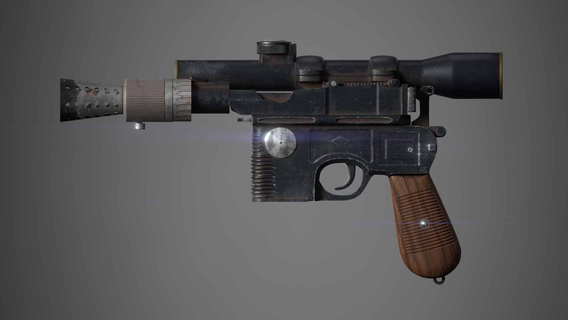 Paul Heissenberger Solo's DL 44 Blaster