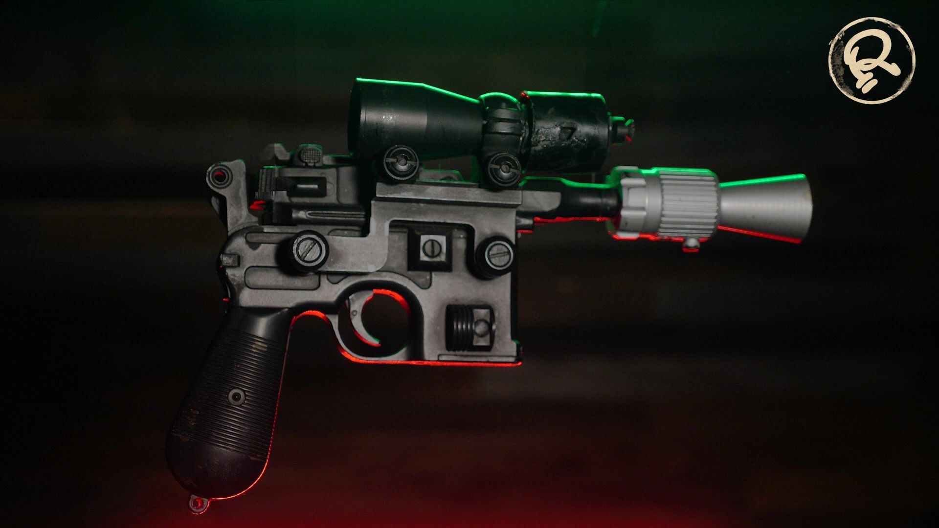 Holding Han Solo's Blaster