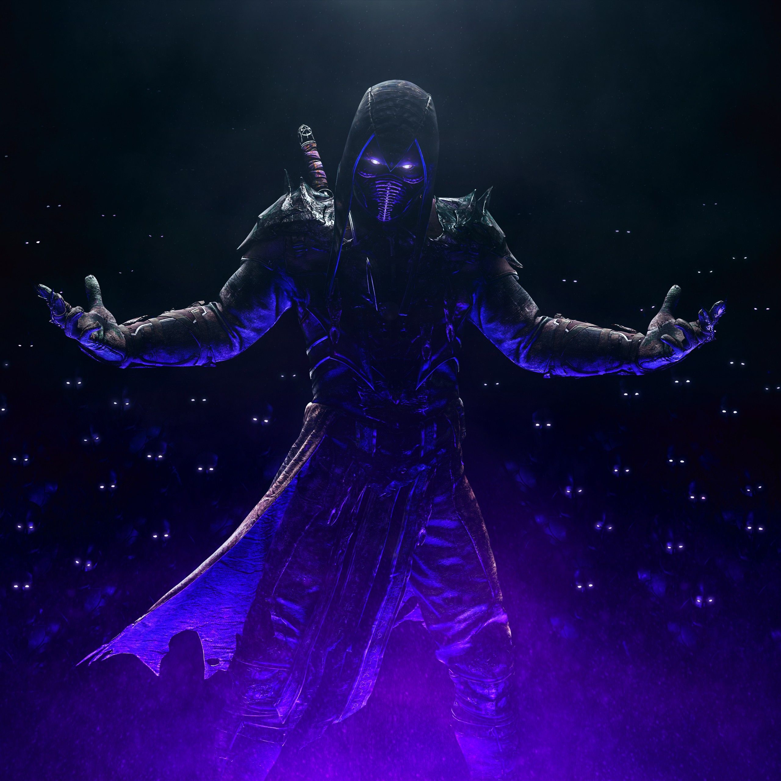 Noob Saibot 4K Wallpaper, Night King, Mortal Kombat, Dark, 5K, 8K, Graphics CGI